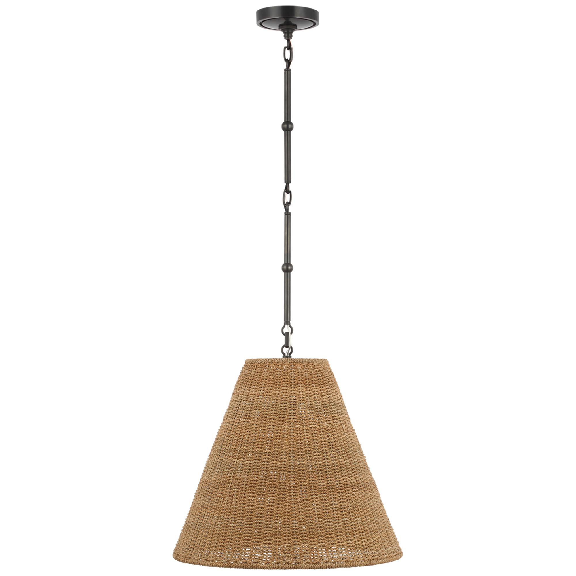 Shown in Bronze finish and Toast shade