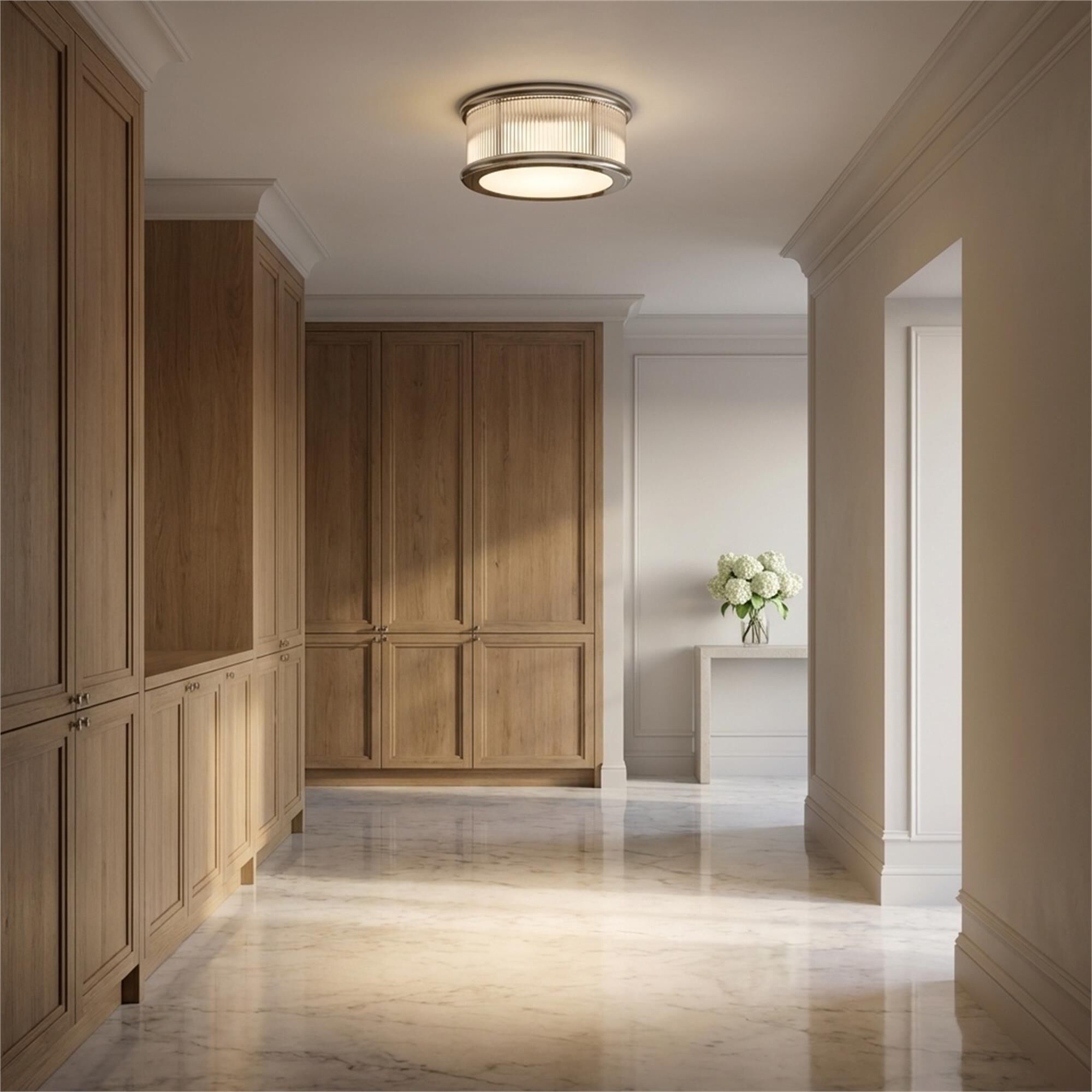 Paloma Contreras Ritz 14 Inch 3 Light Flush Mount,