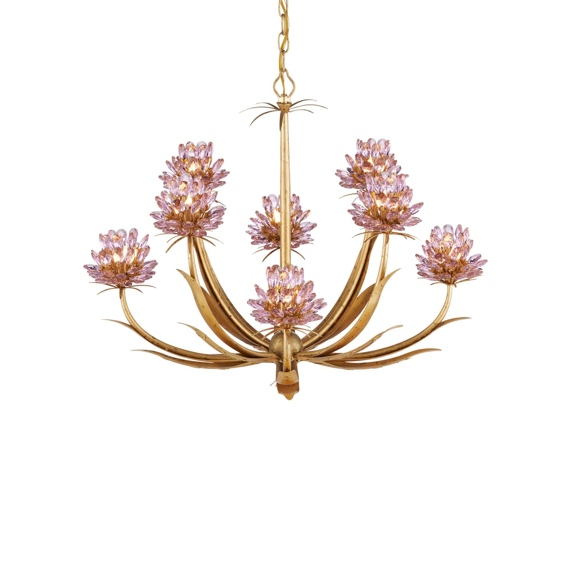 Shown in Pink and Dutch Gold Leaf finish