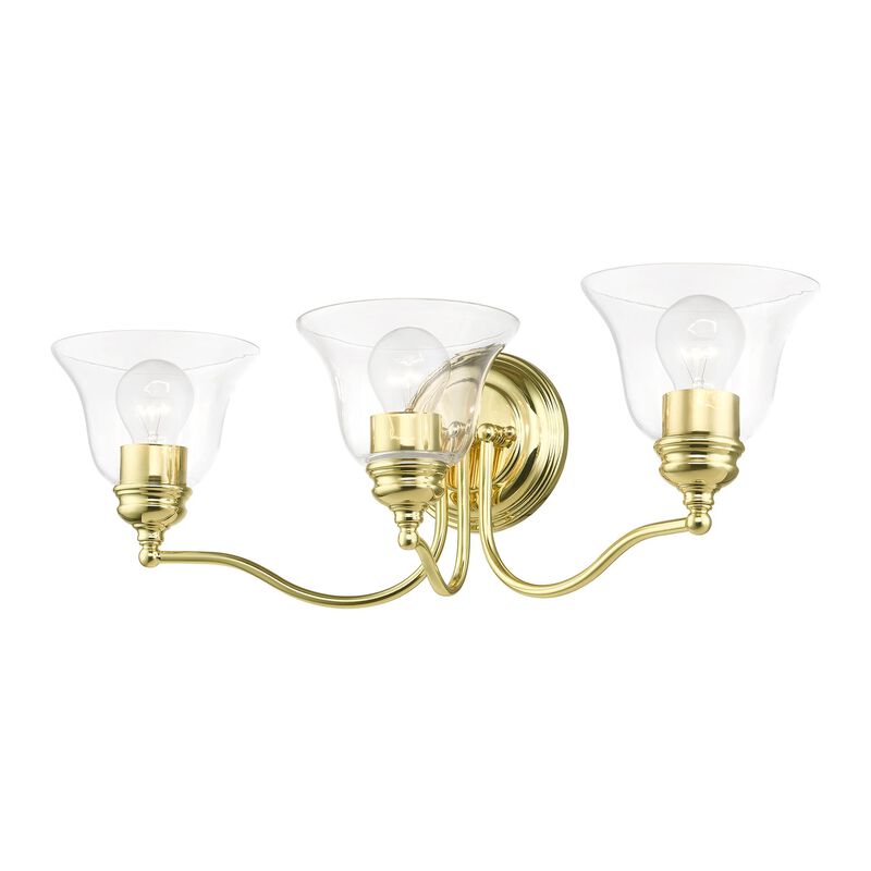 Moreland 24 Inch 3 Light Bath Vanity Light by Livex Lighting