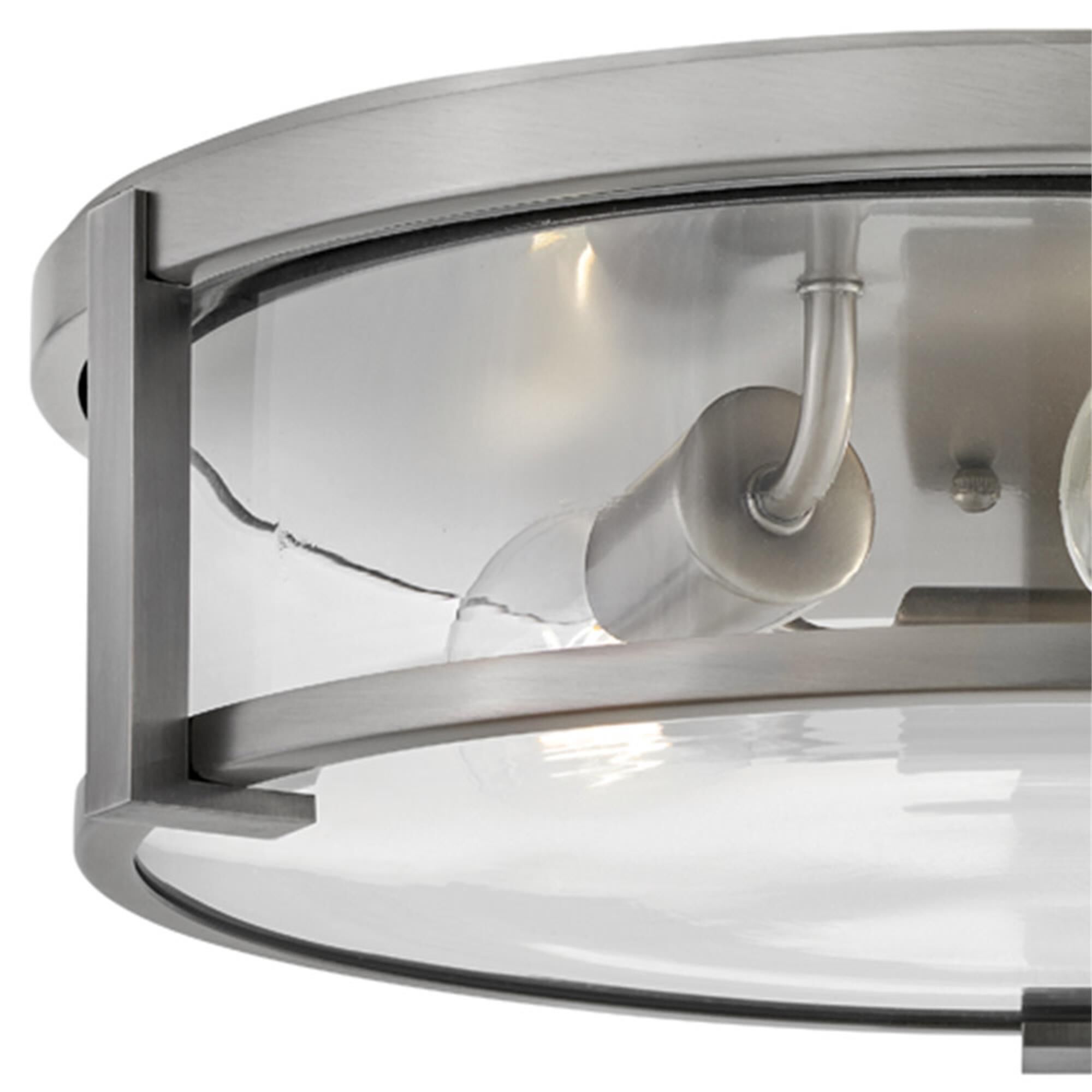 Lowell 16 Inch 3 Light Flush Mount,