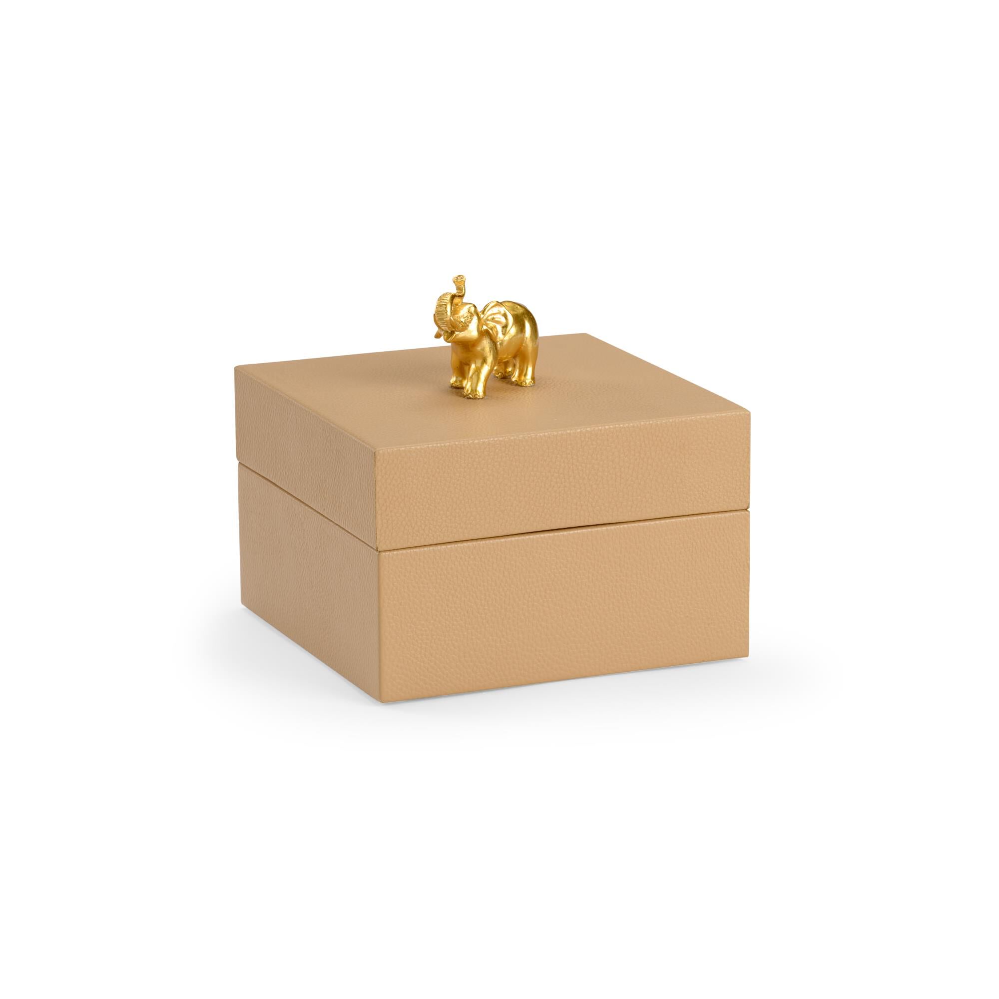 Pam Cain Elephant Accent Box by Chelsea House