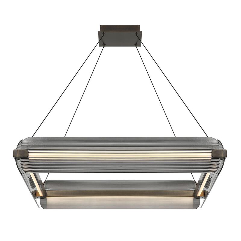 Neoness 34 Inch 4 Light Chandelier by Eurofase Lighting