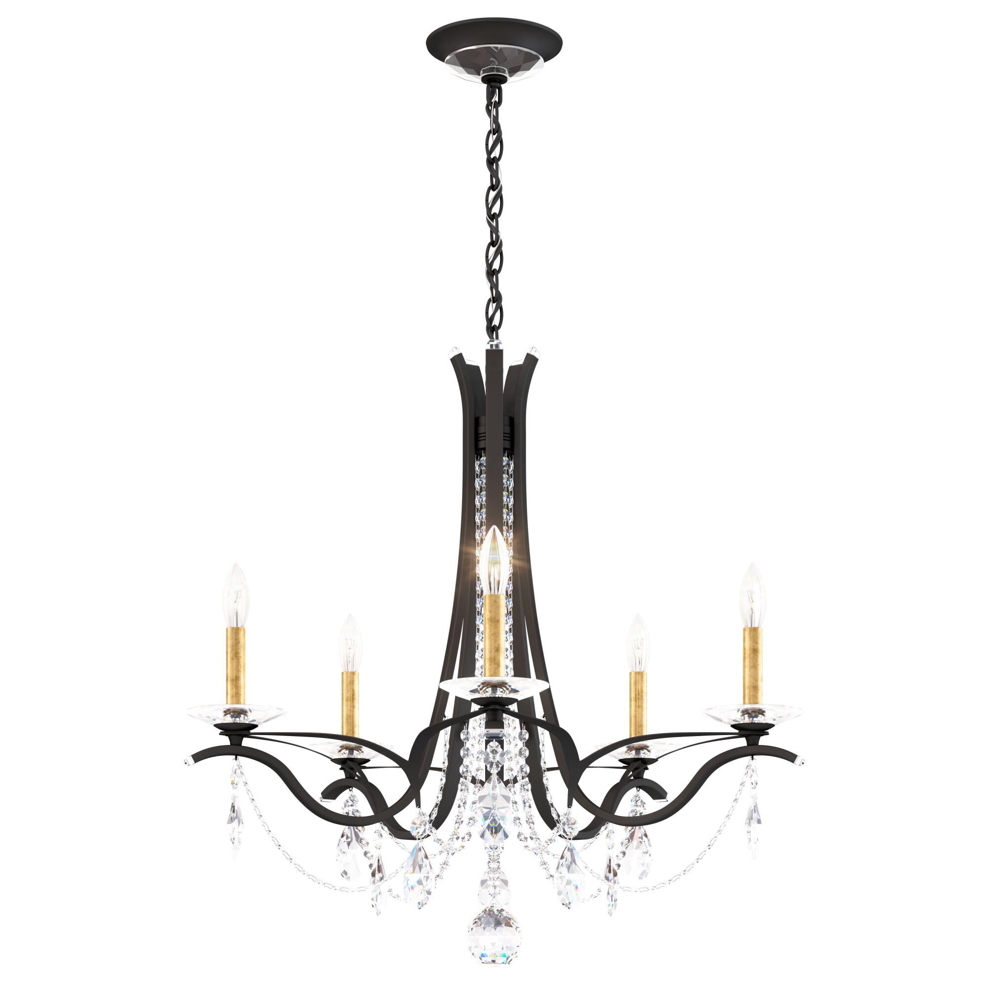 Vesca 29 Inch 5 Light Chandelier by Schonbek