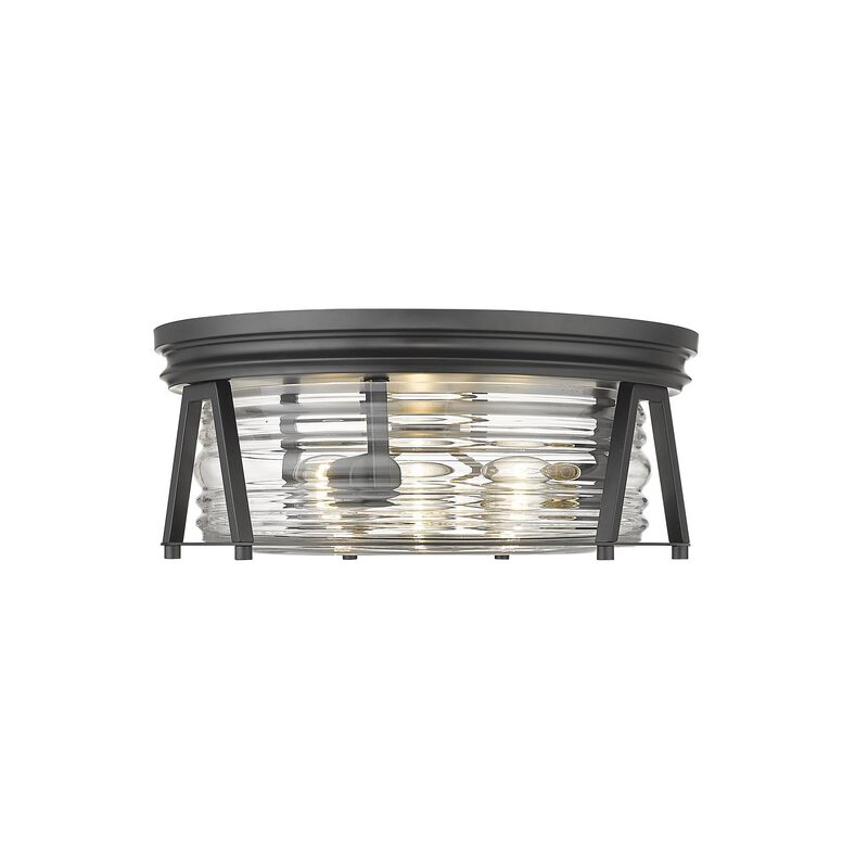 Cape Harbor 16 Inch 3 Light Flush Mount by Z-Lite
