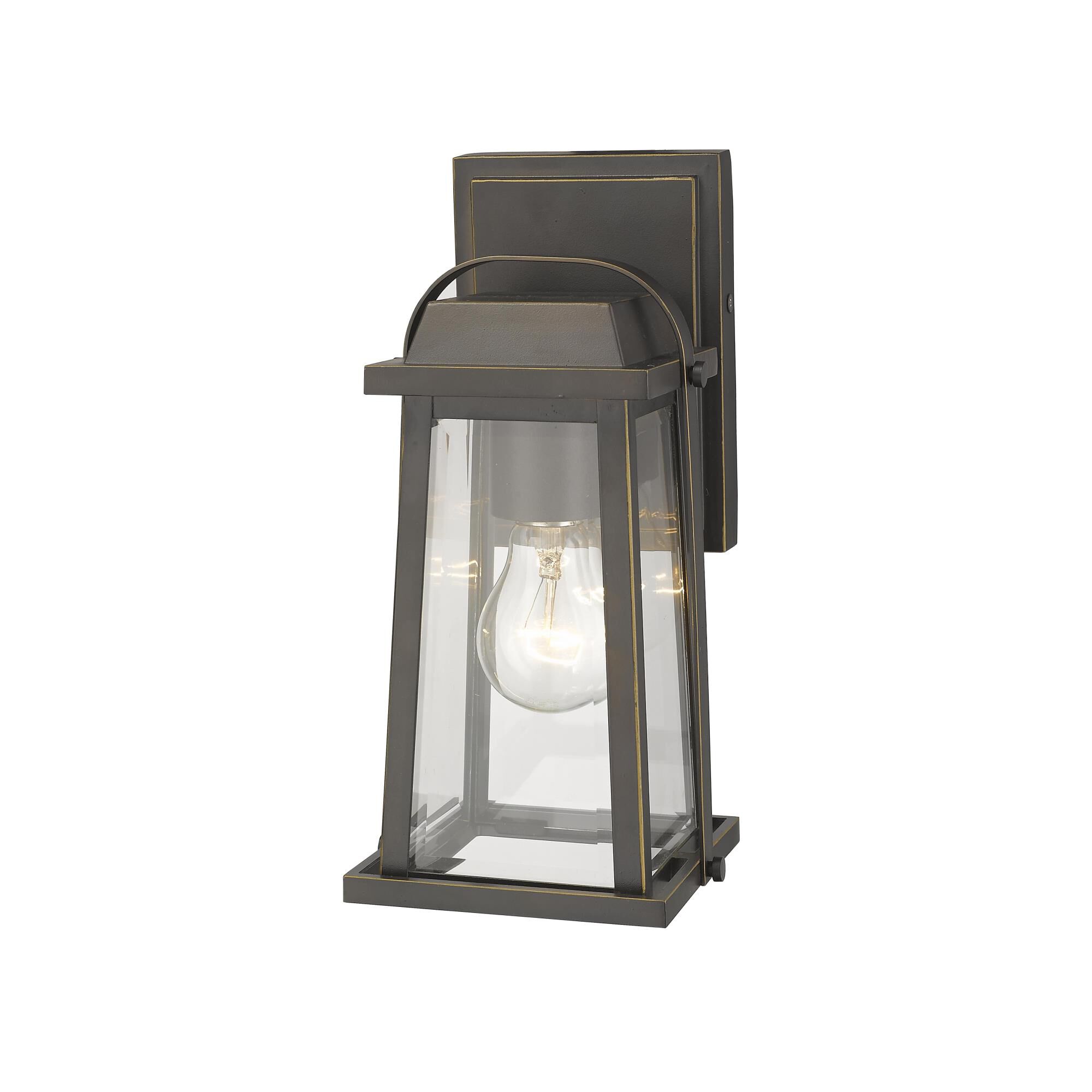 Z-Lite Millworks 10 Inch Tall Outdoor Wall Light