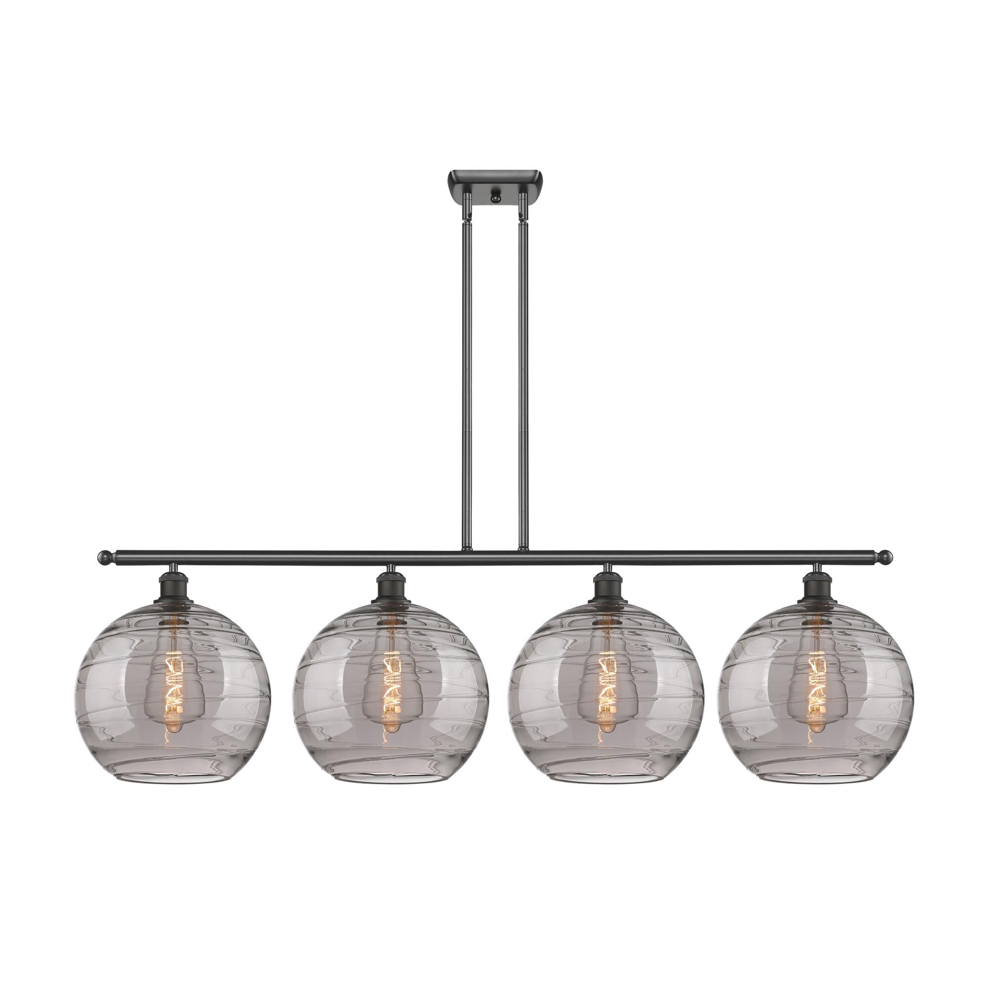 Bruno Marashlian Athens Deco Swirl 50 Inch Linear Suspension Light by Innovations Lighting