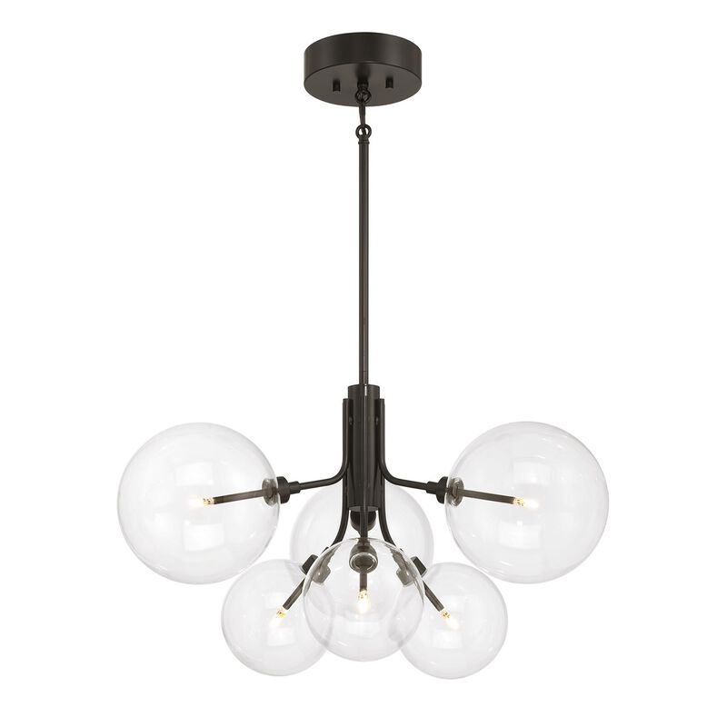 27 Inch Chandelier by Meridian Lighting