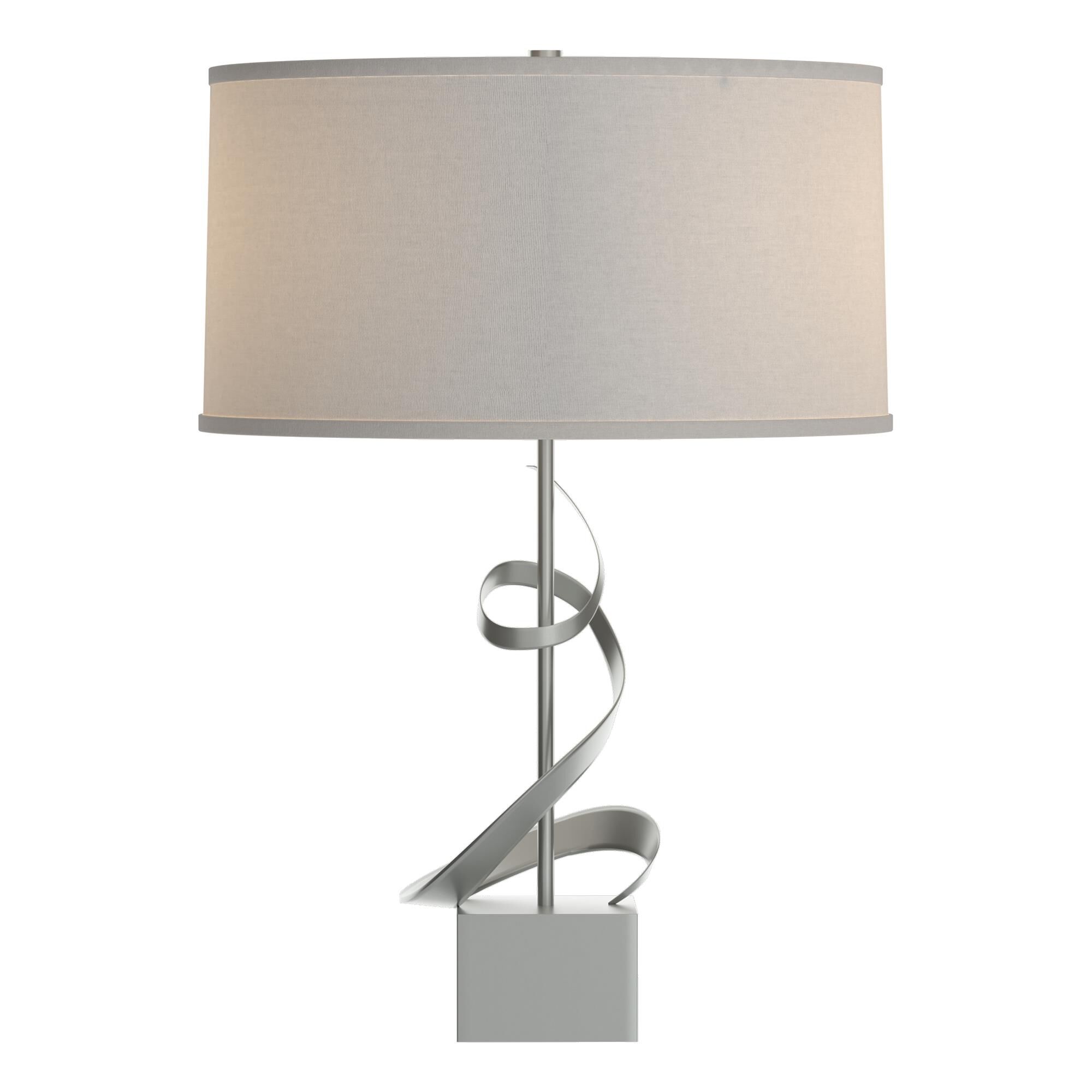 Shown in Vintage Platinum finish and Flax shade