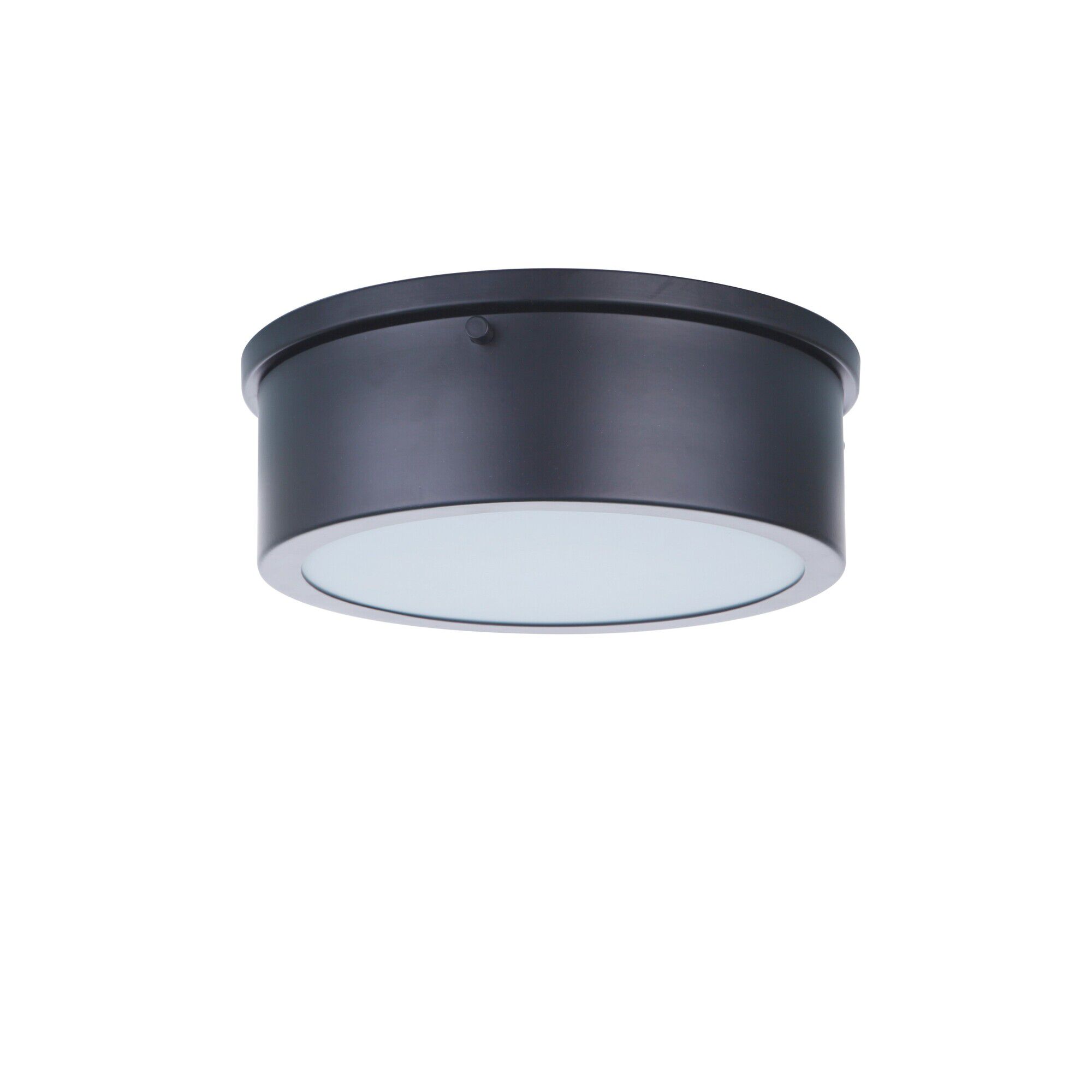 Shown in Flat Black finish and White glass and Acrylic shade
