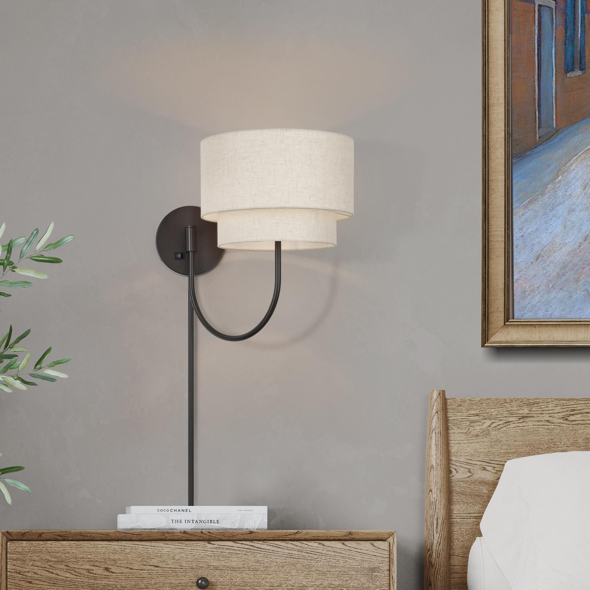 Manorwood 16 Inch Wall Swing Lamp by Livex Lighting