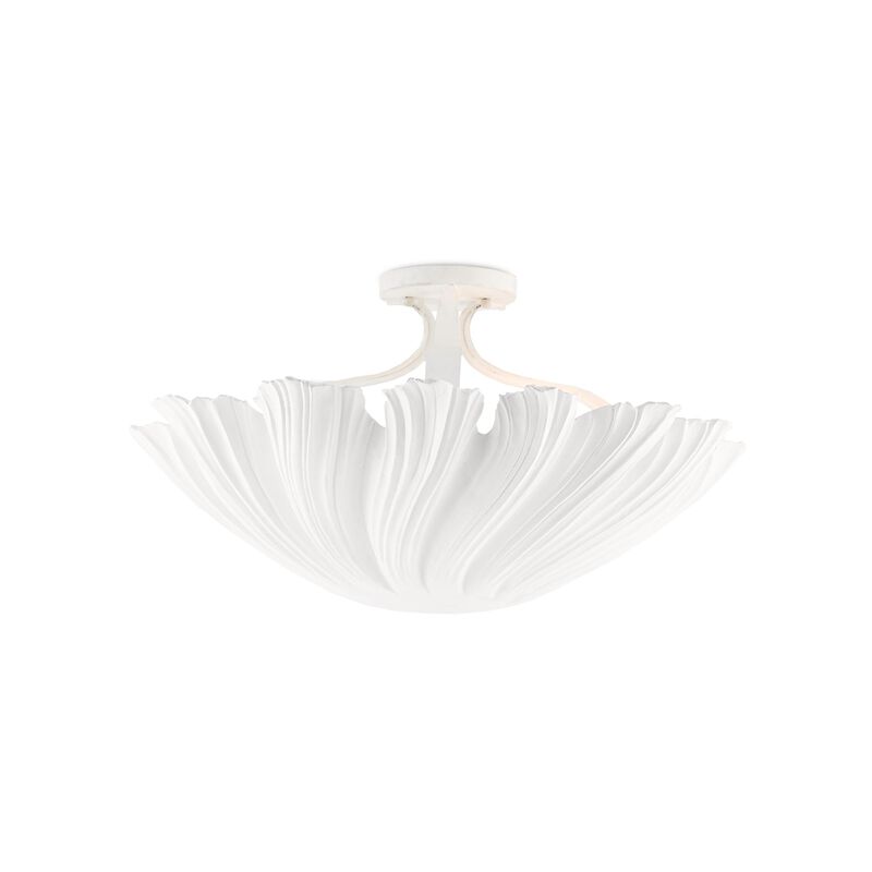 Hadley 3 Light Semi Flush Mount by Currey and Company