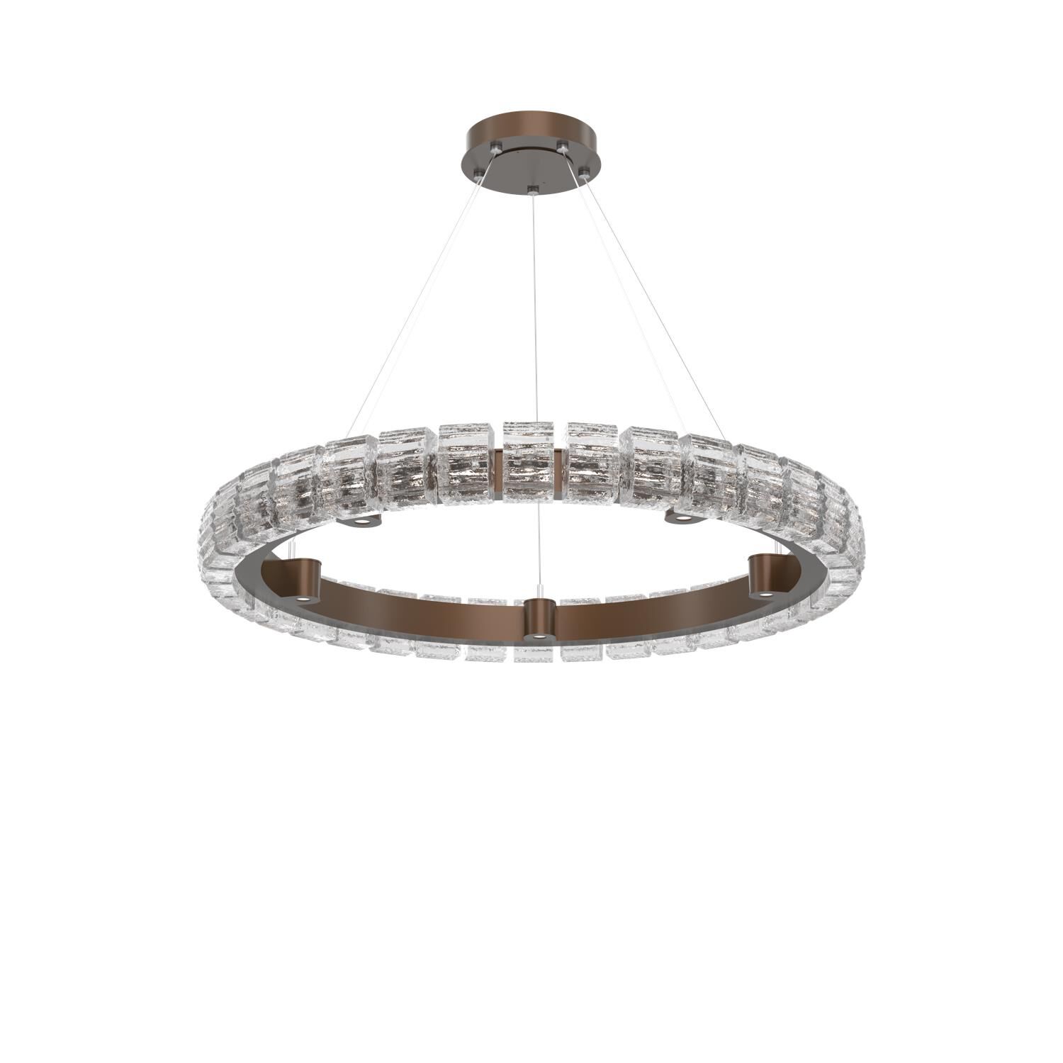 Levi Wilson Tessera 38 Inch Chandelier by Hammerton Studio