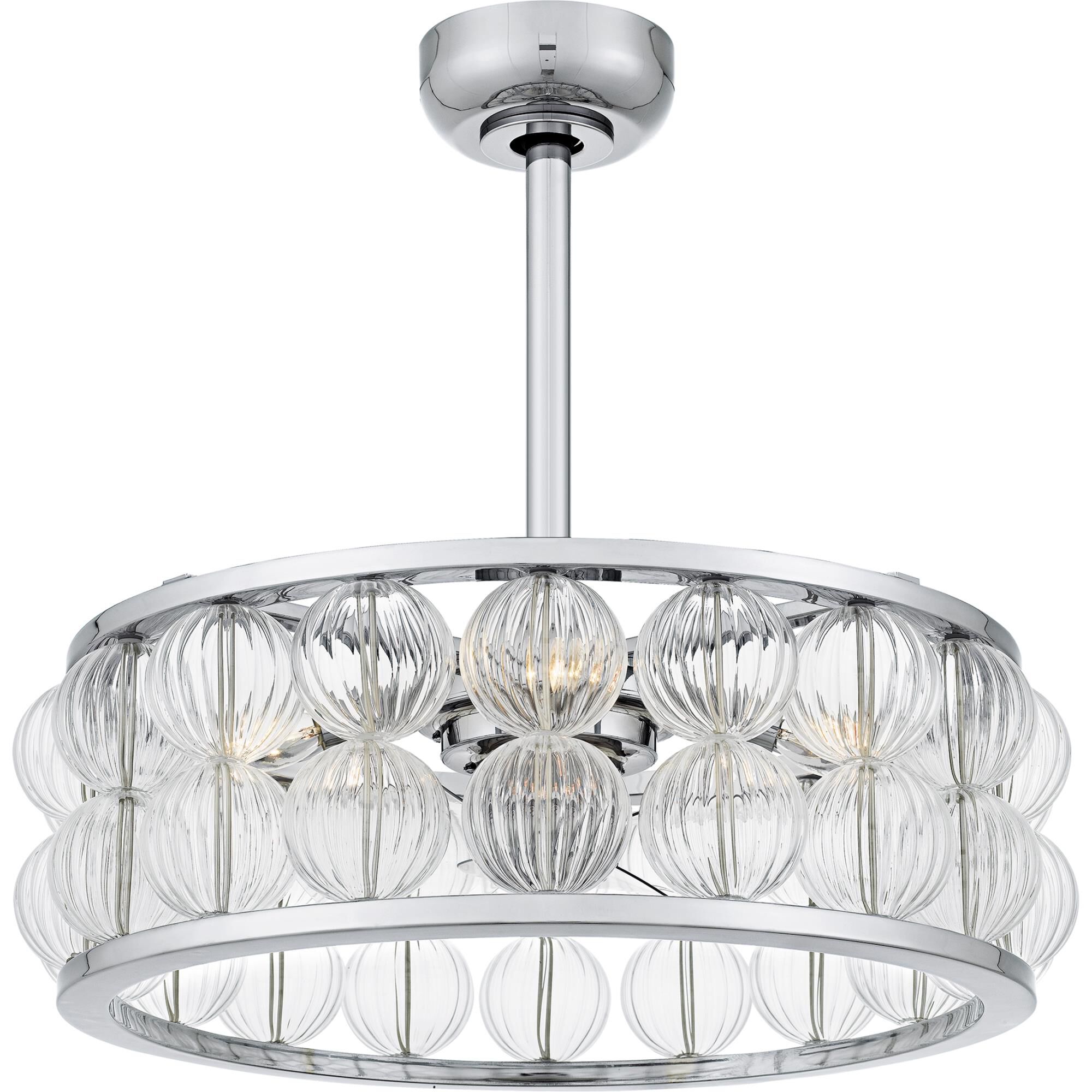 Terrarock 23 Inch Chandelier Ceiling Fan by Quoizel