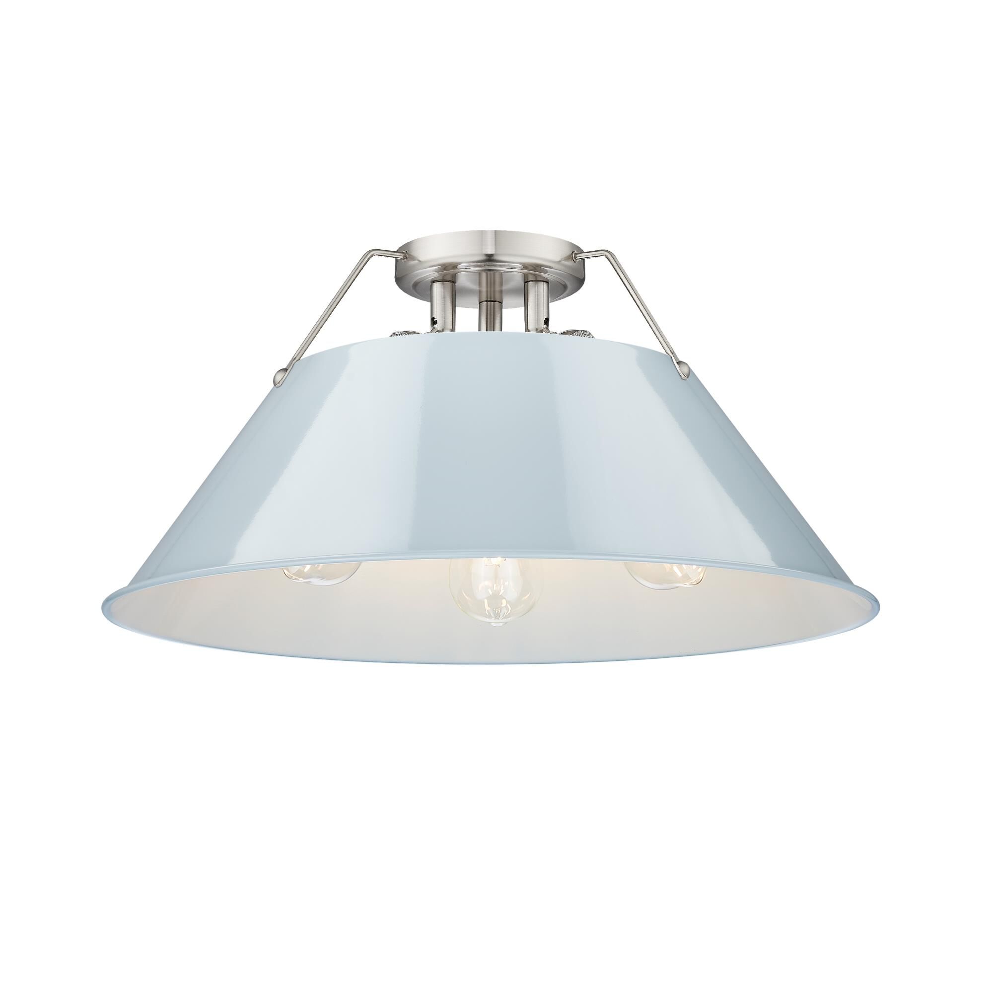 Orwell 19 Inch Semi Flush Mount by Golden Lighting