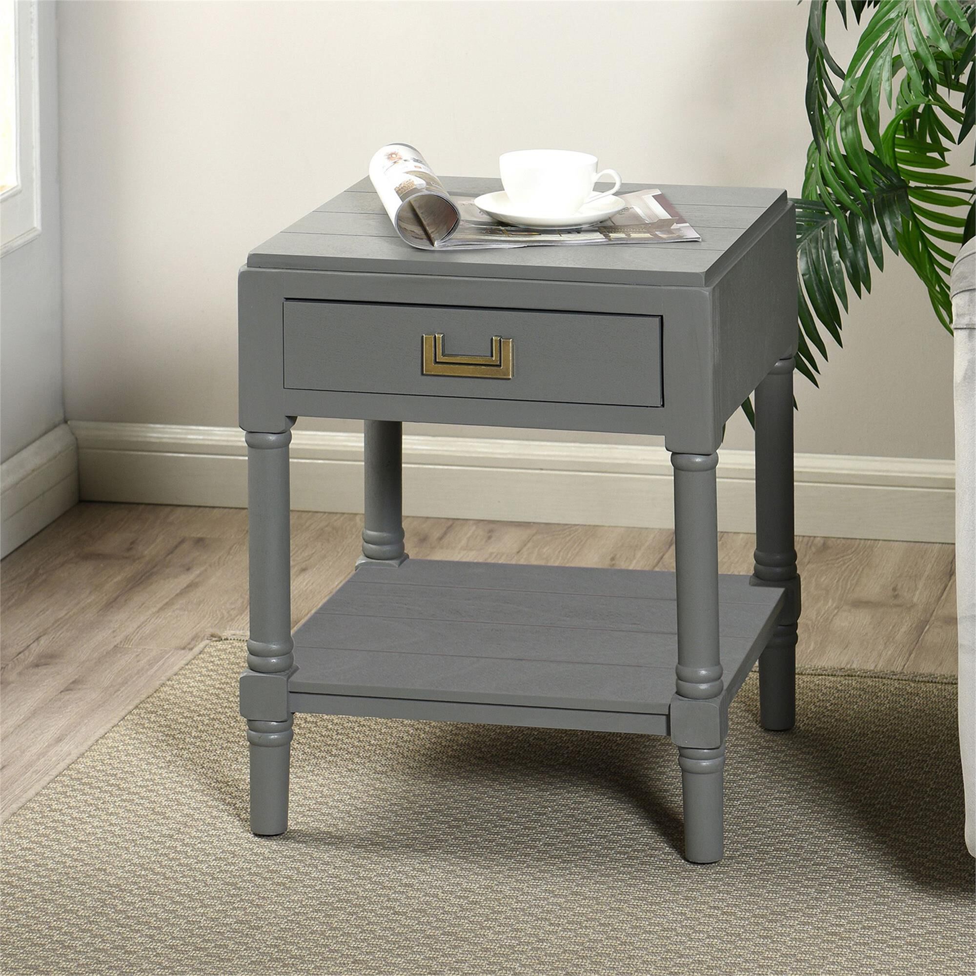 Shown in Carbon Gray and Antique Gold finish