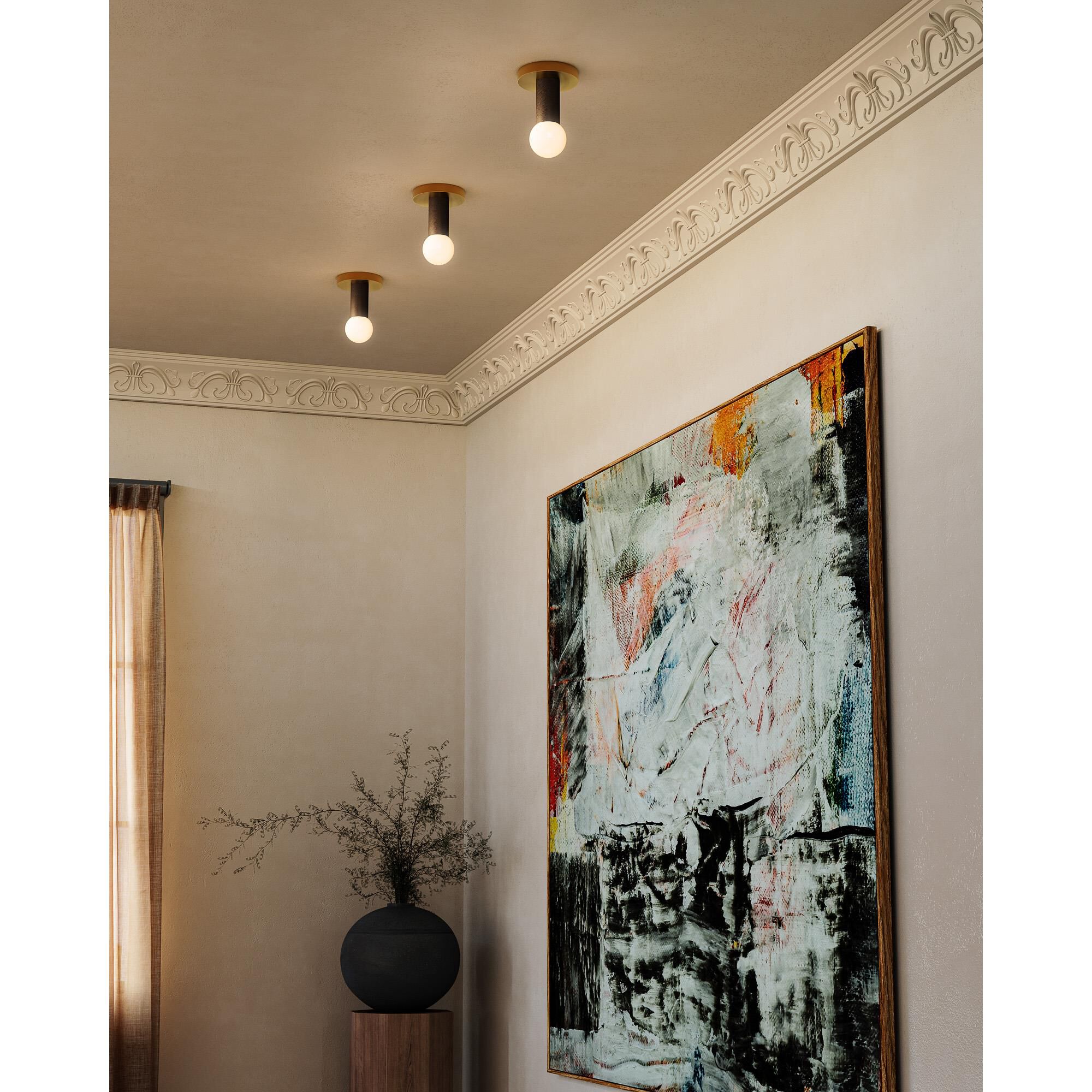 Calla 5 Inch Semi Flush Mount,