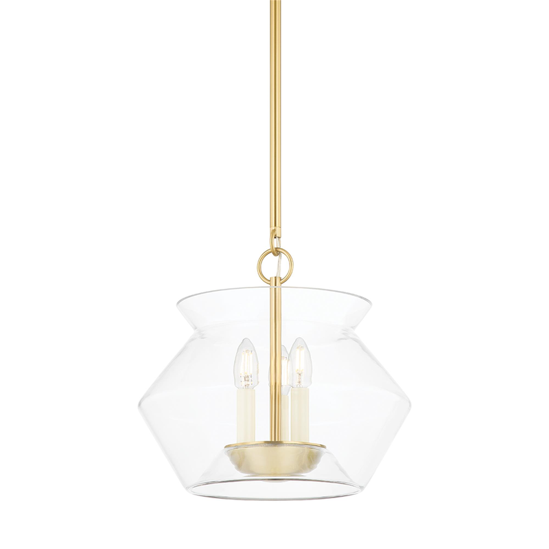Edmonton 15 Inch Lantern Pendant by Hudson Valley Lighting