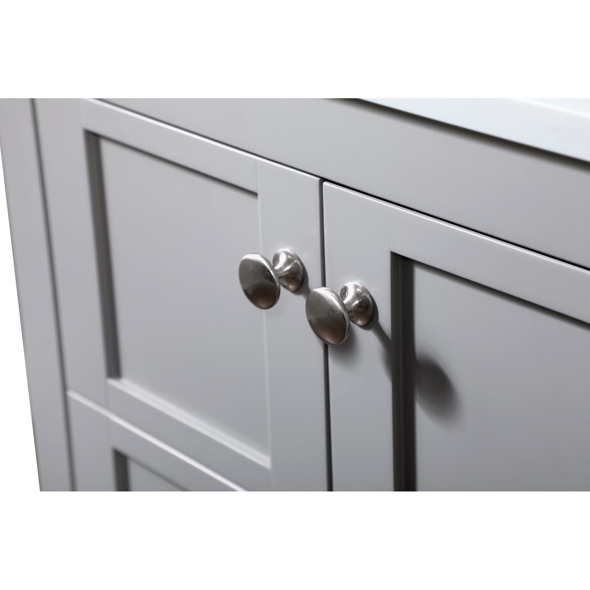 Shown in Grey finish