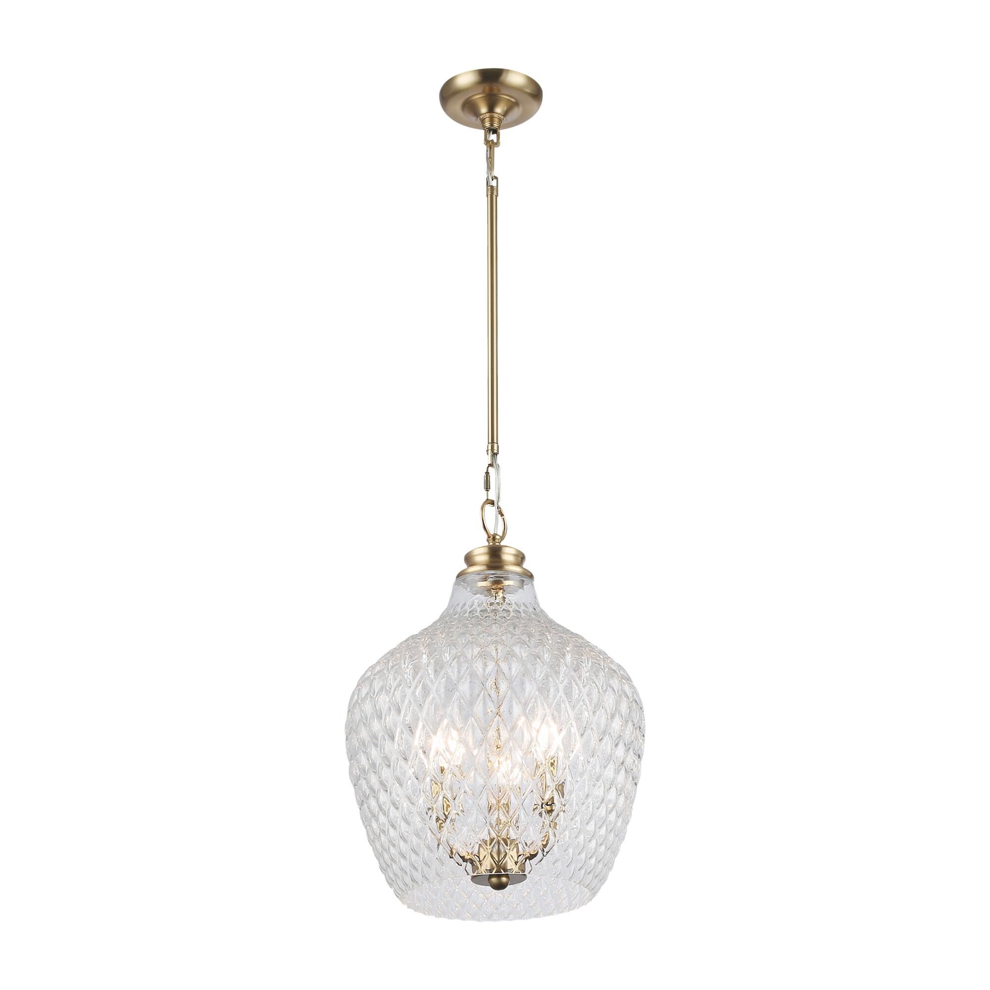 Adeline 11 Inch Mini Pendant by Golden Lighting