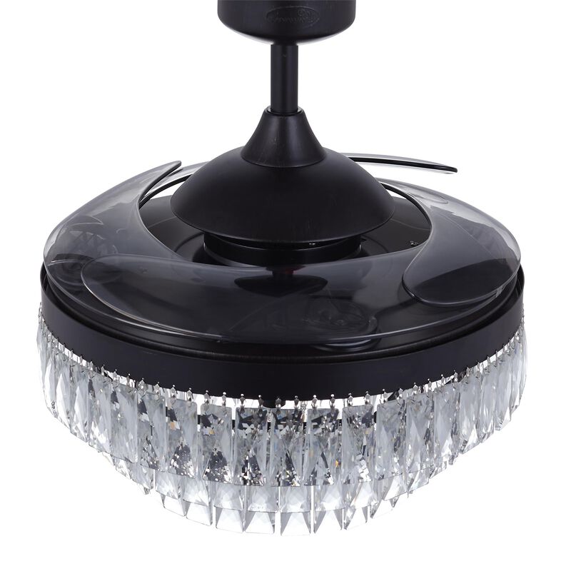 Veil 48 Inch Ceiling Fan with Light Kit by Beacon Lighting