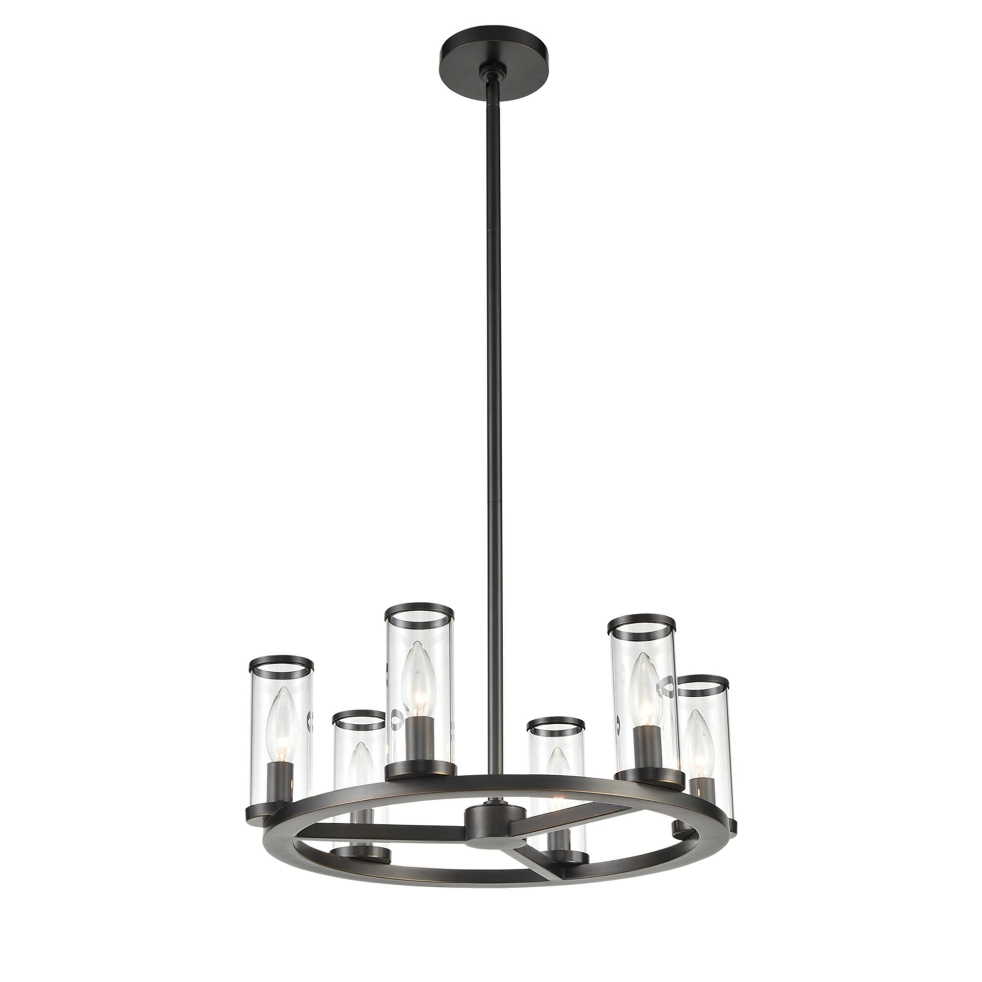 Revolve 6 Light Mini Chandelier,