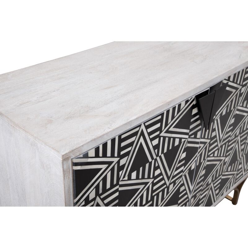 Martina 49 Inch Storage Cabinet by Bassett Mirror Company