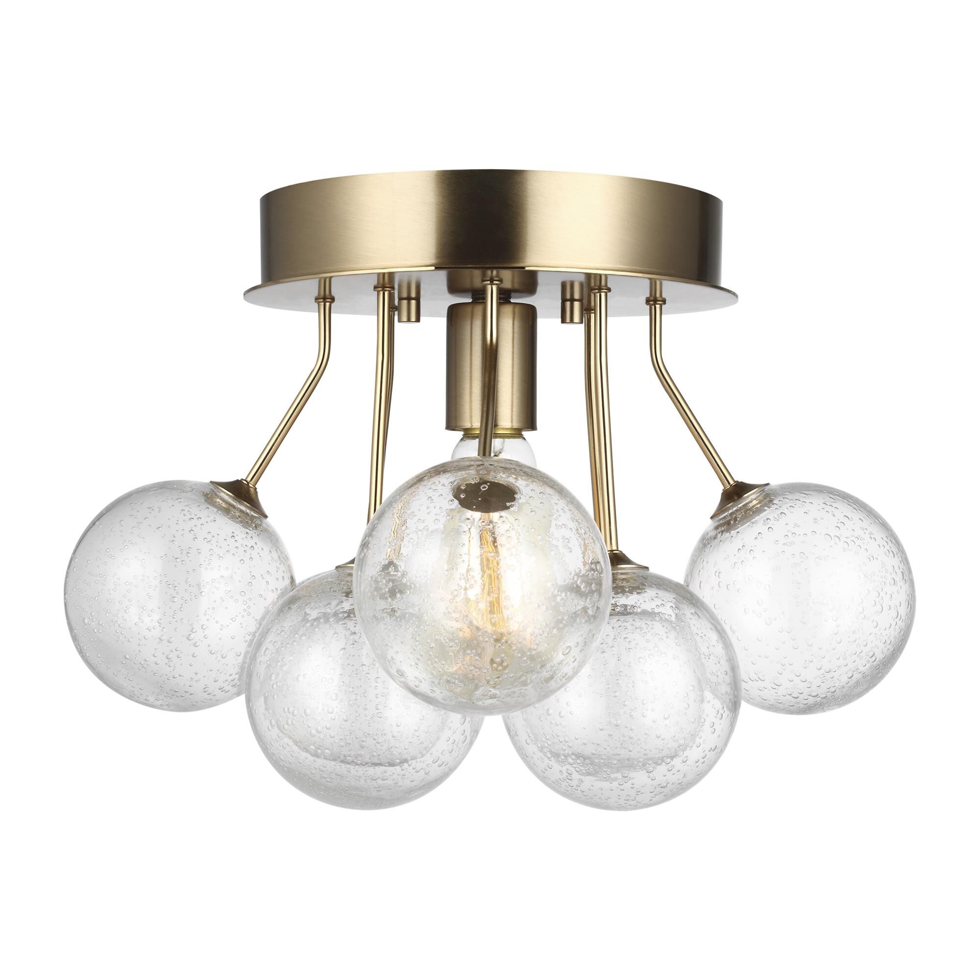 Sean Lavin Bronzeville 15 Inch Semi Flush Mount,
