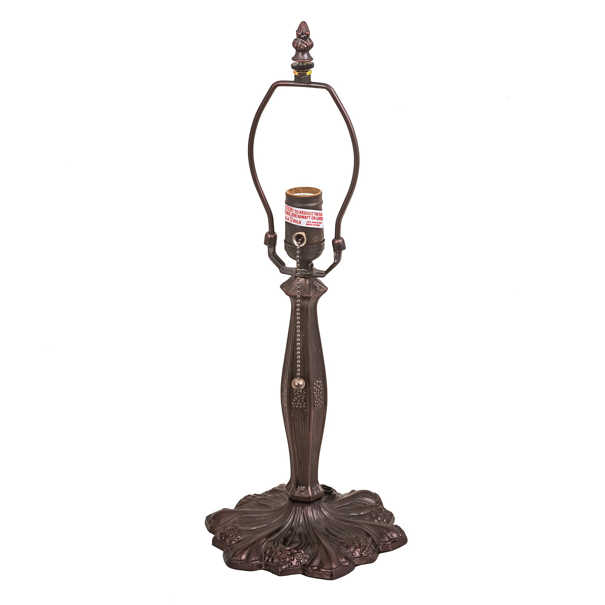 Hex Berry Flowers 10 Inch Accent Lamp by Meyda Lighting