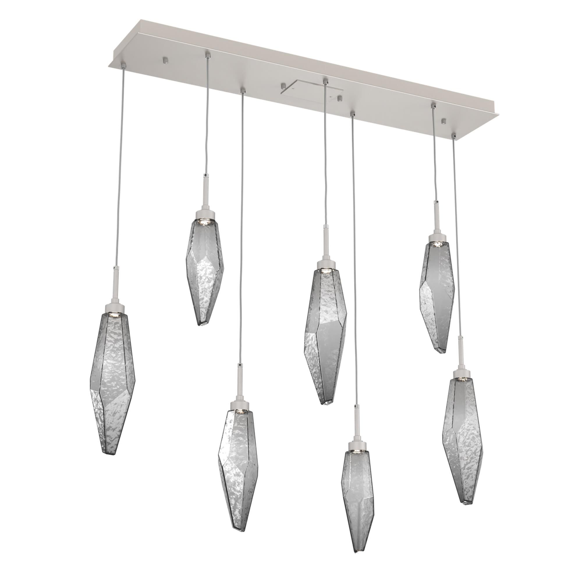 Shown in Metallic Beige Silver finish and Chilled Smoke glass
