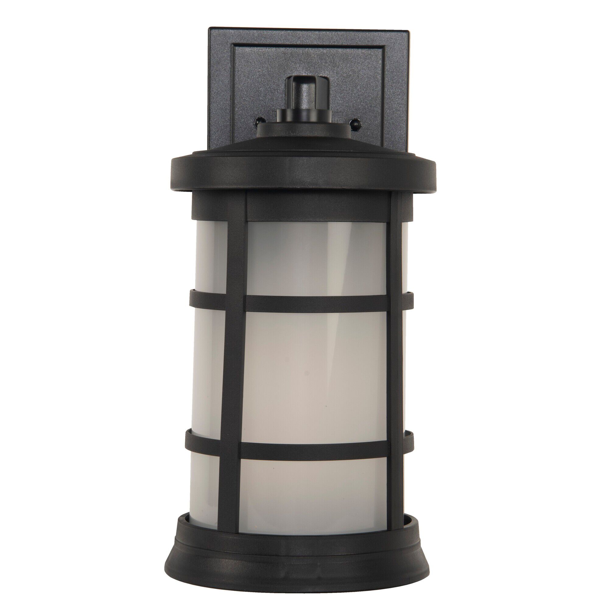 Shown in Textured Matte Black finish and Frosted Polycarbonate shade