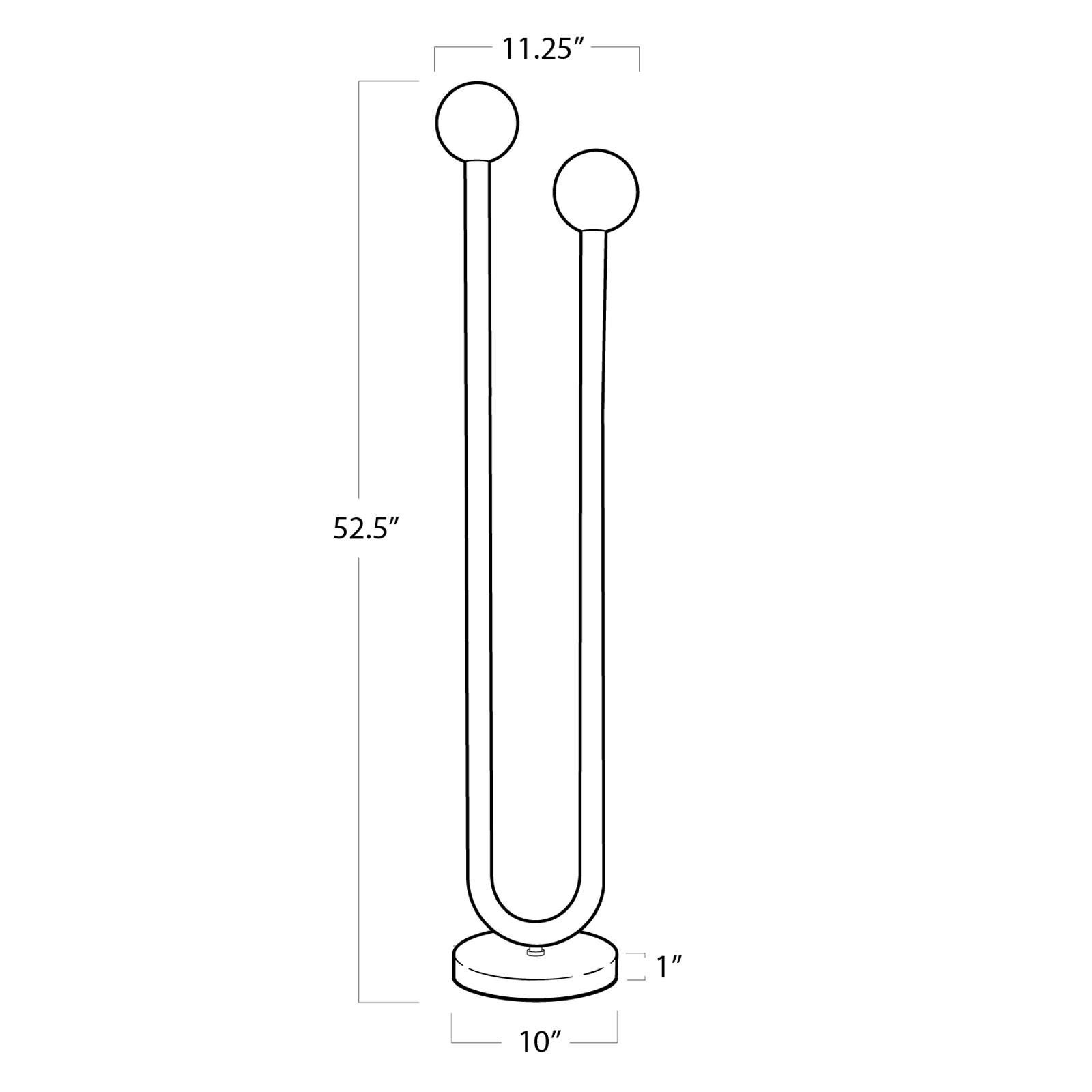 Happy 53 Inch Floor Lamp by Regina Andrew