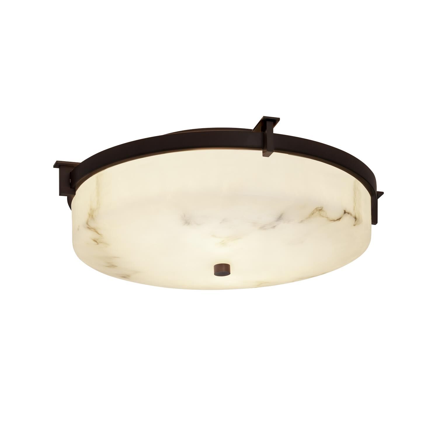 LumenAria 16 Inch 2 Light Flush Mount by Justice Design Group