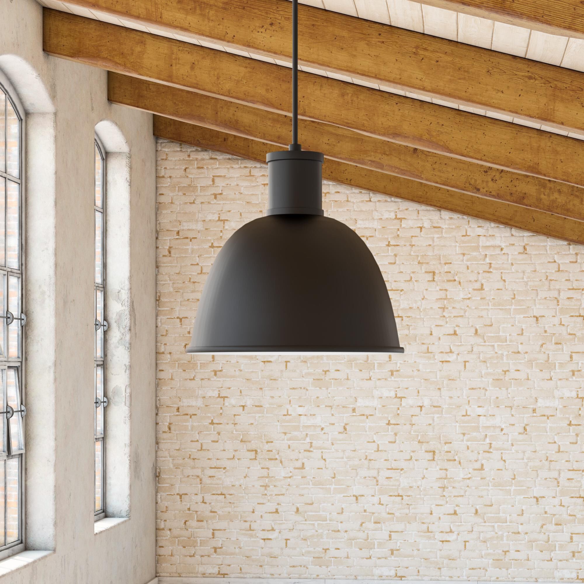 Shown in Black finish and Aluminium shade