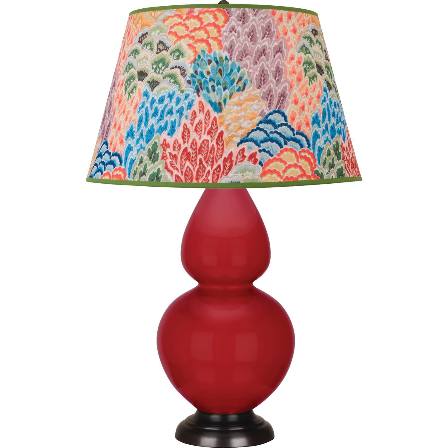 Double Gourd 31 Inch Table Lamp by Robert Abbey