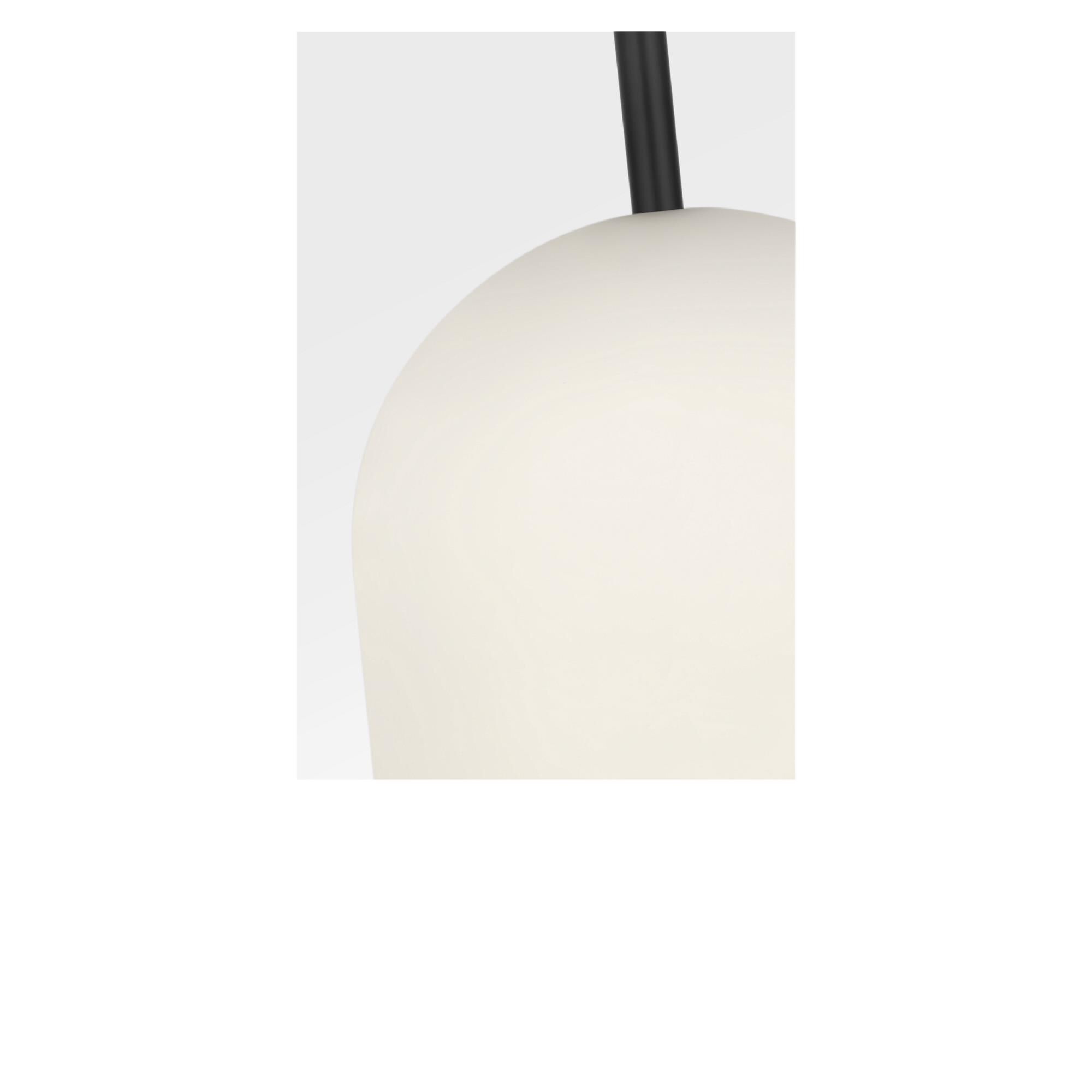 Shown in Midnight Black finish and Etched White glass