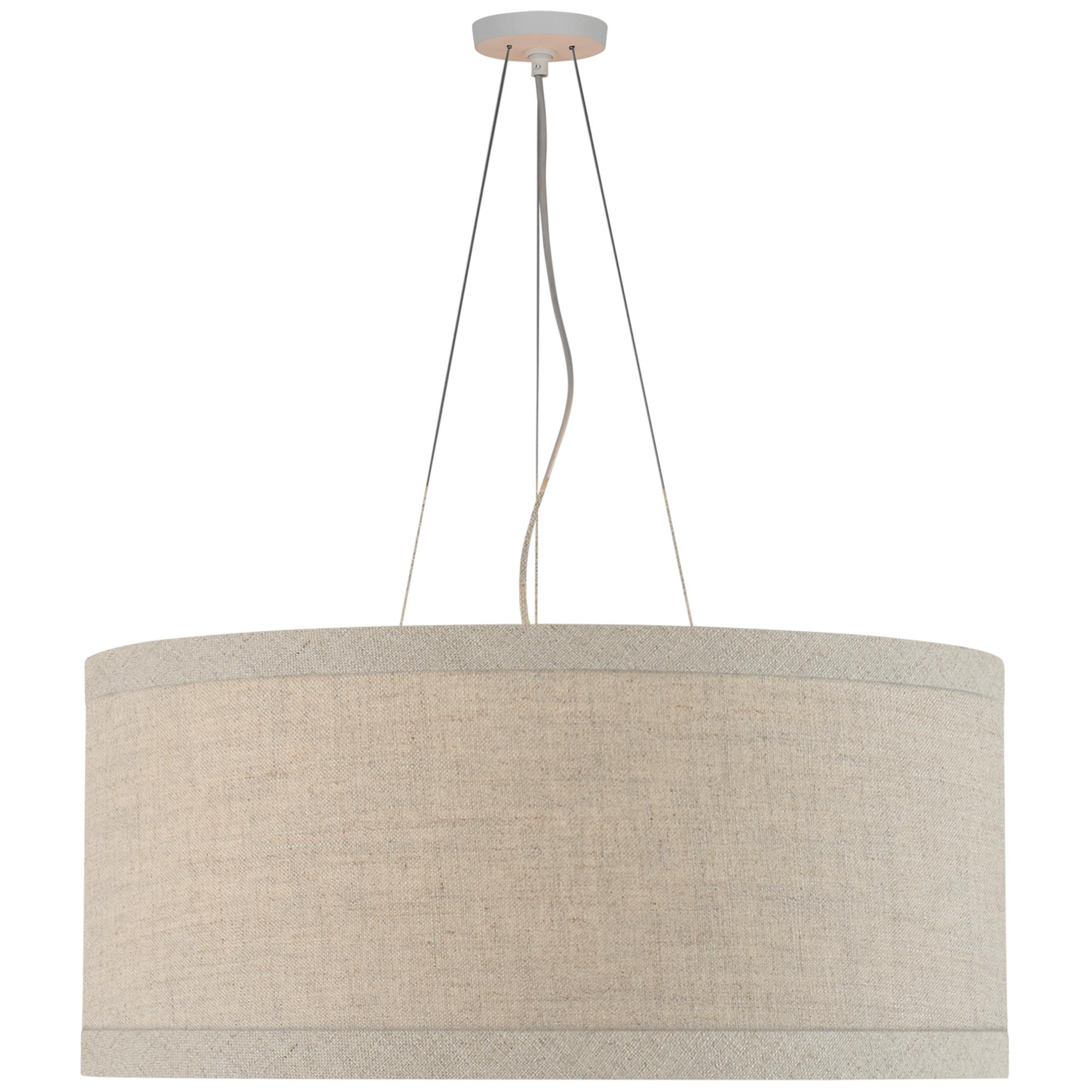 Shown in Light Cream finish and Natural Linen shade