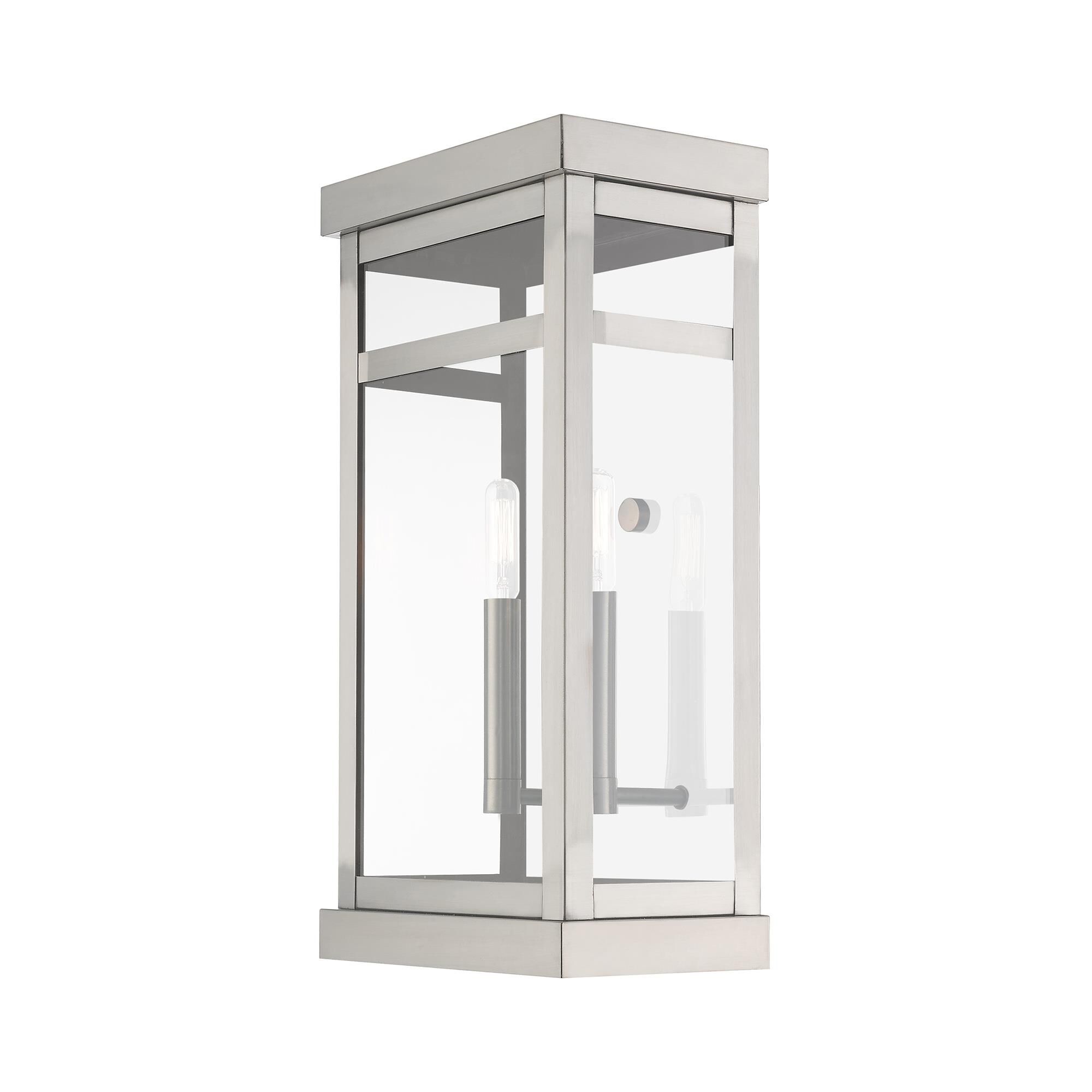 Hopewell 18 Inch Tall 2 Light Outdoor Wall Light by Livex Lighting