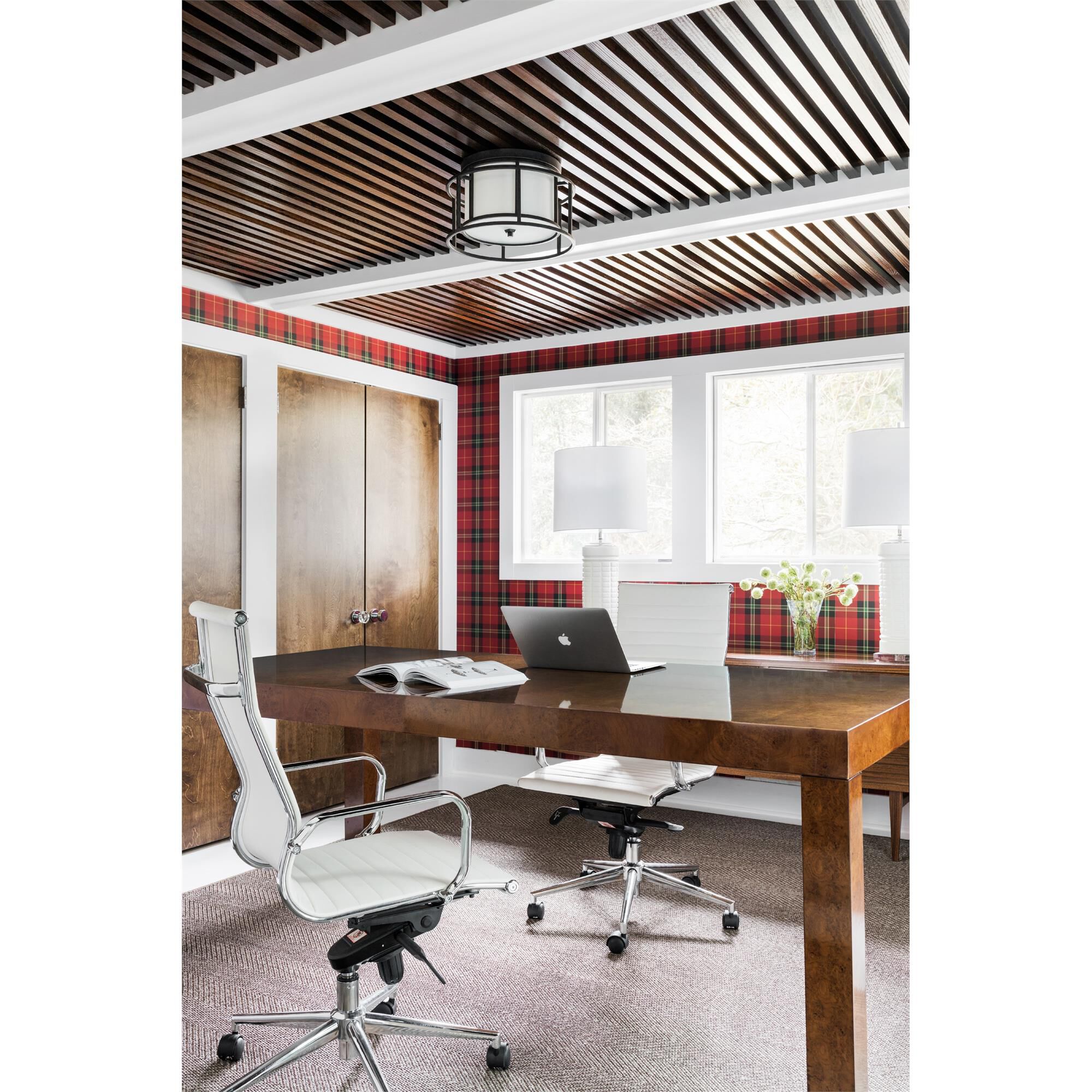 Brian Patrick Flynn Holton 15 Inch 2 Light Flush Mount,
