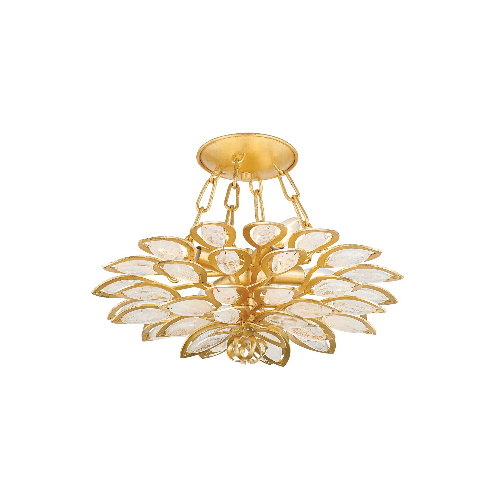 Vittoria 18 Inch Semi Flush Mount by Corbett Lighting