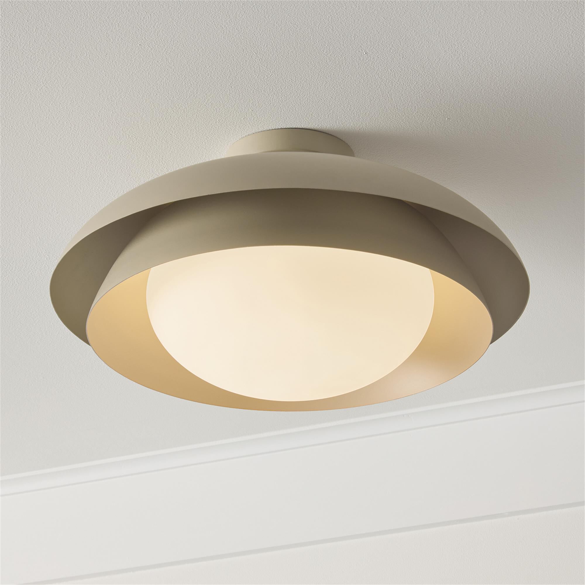 Shown in Taupe finish and Taupe Metal shade