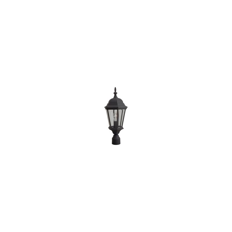 Straight Glass 22 Inch Tall 1 Light Outdoor Post Lamp by Craftmade