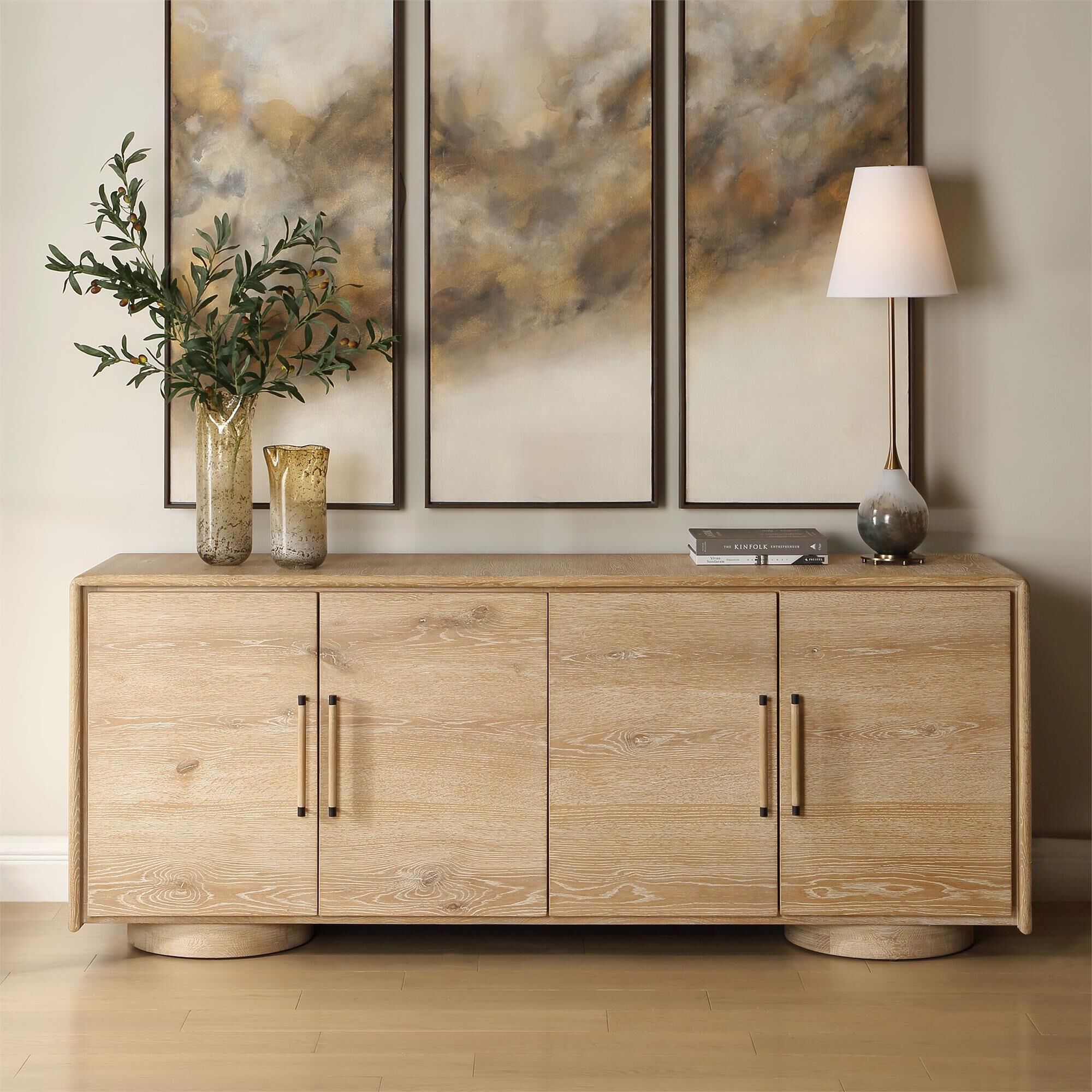 Renee Wightman Evanston 79 Inch Storage Cabinet by Uttermost