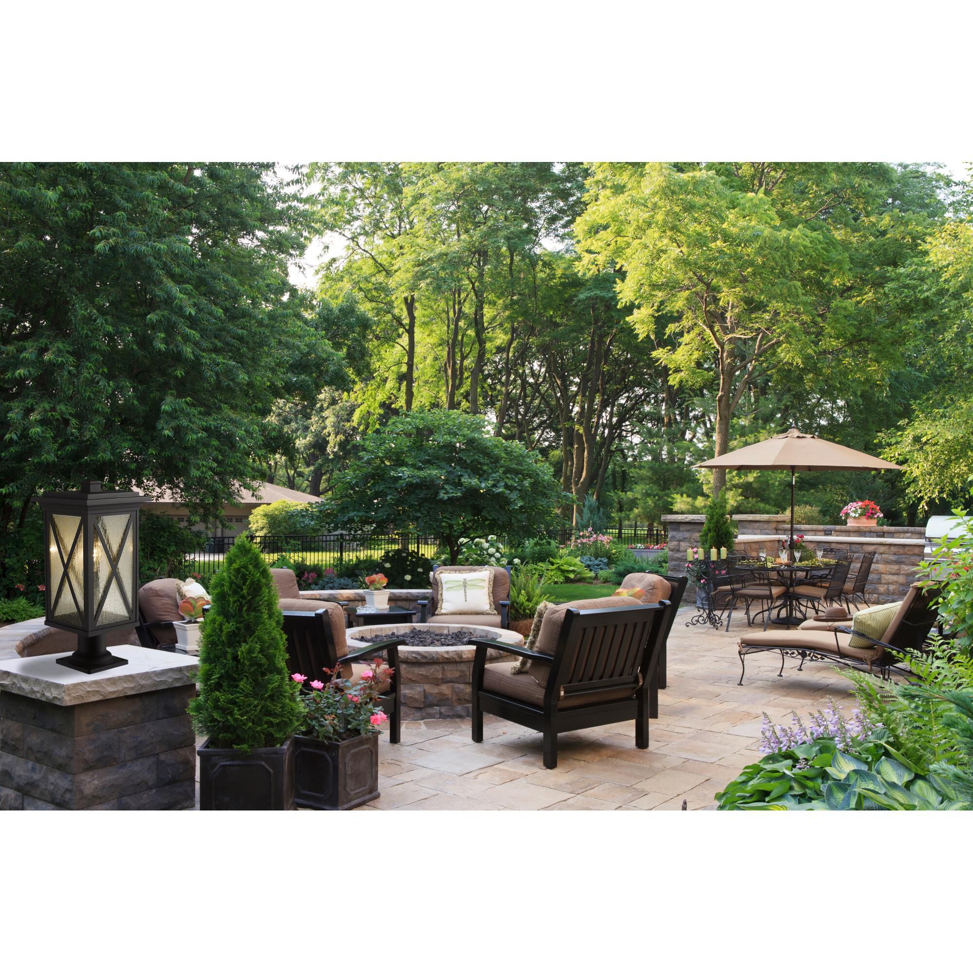 Z-Lite Brookside 21 Inch Tall Outdoor Pier Lamp