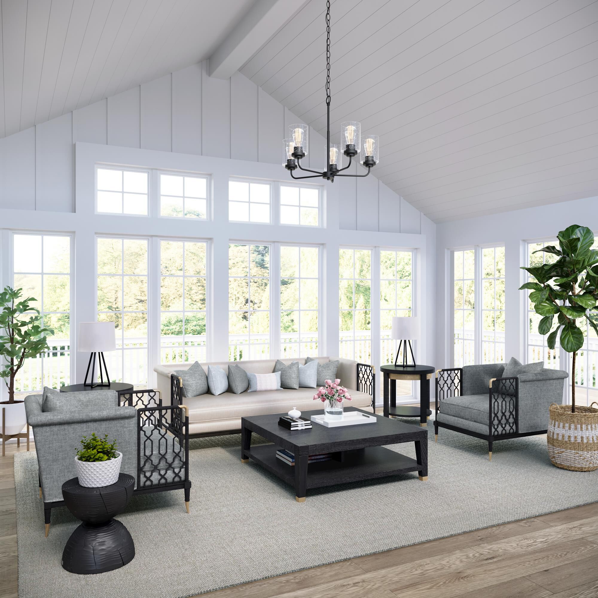 Moven Chandelier by Millennium Lighting