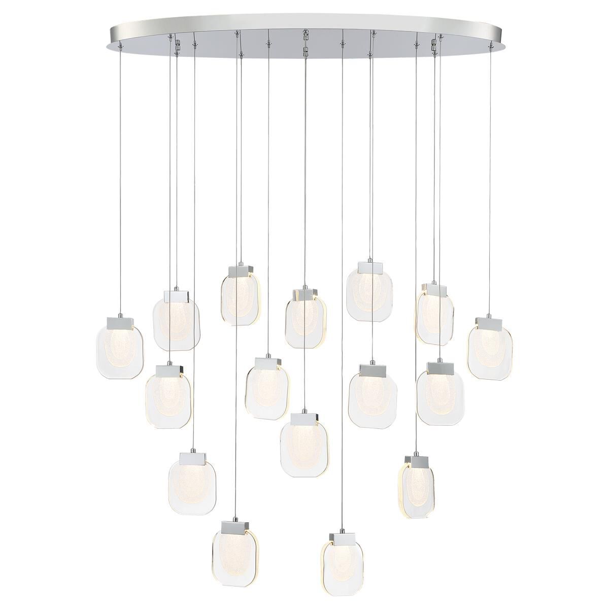 Paget 44 Inch 16 Light LED Multi Light Pendant by Eurofase Lighting