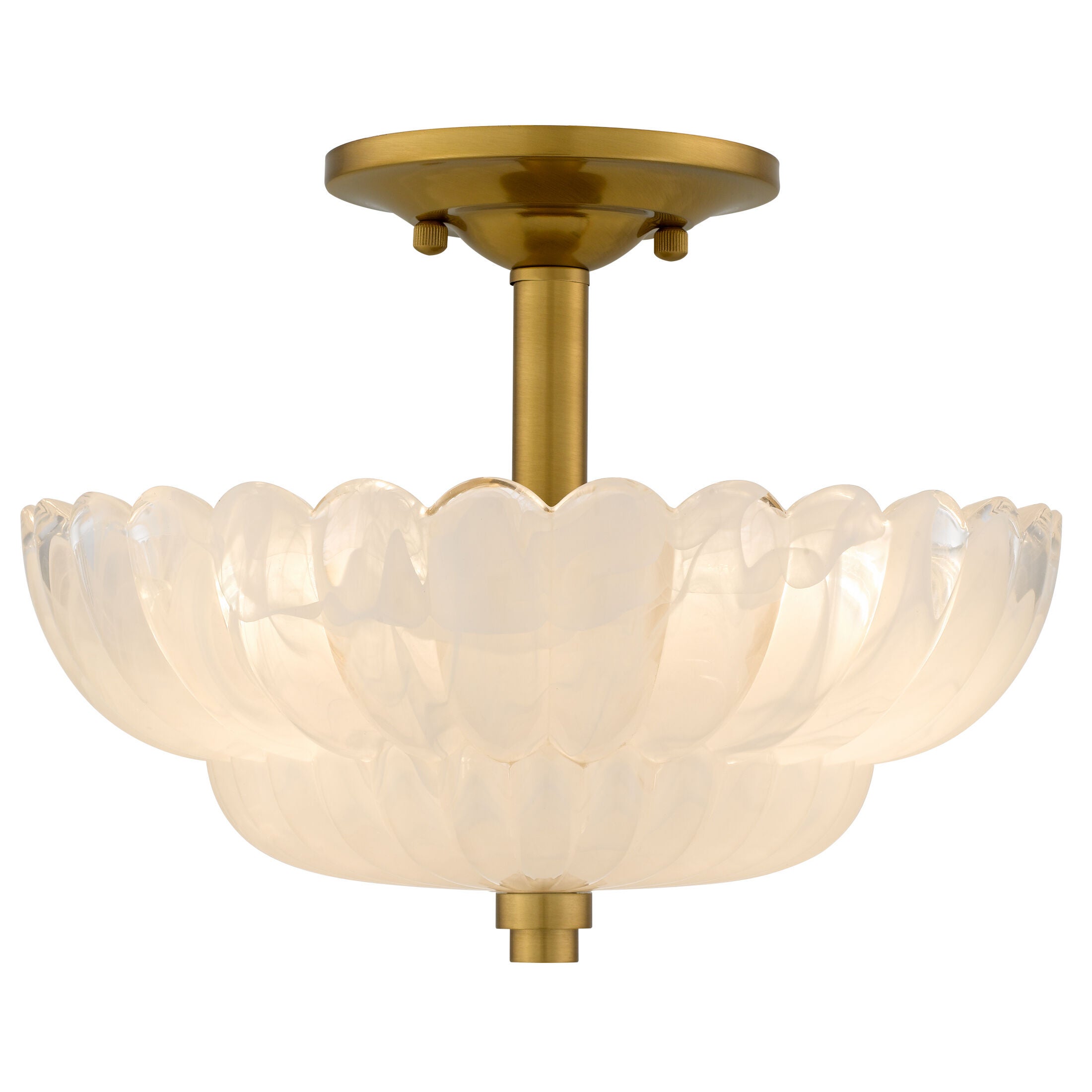 Whitecap 12 Inch Semi Flush Mount by Quoizel