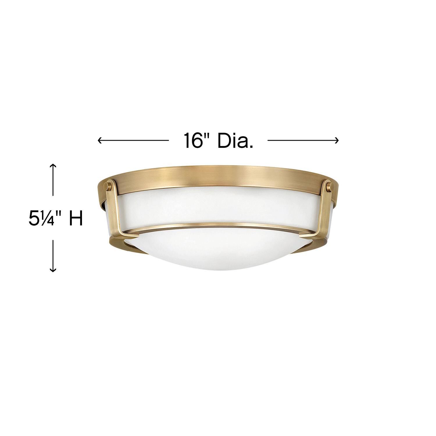 Hathaway 16 Inch 3 Light Flush Mount by Hinkley Lighting