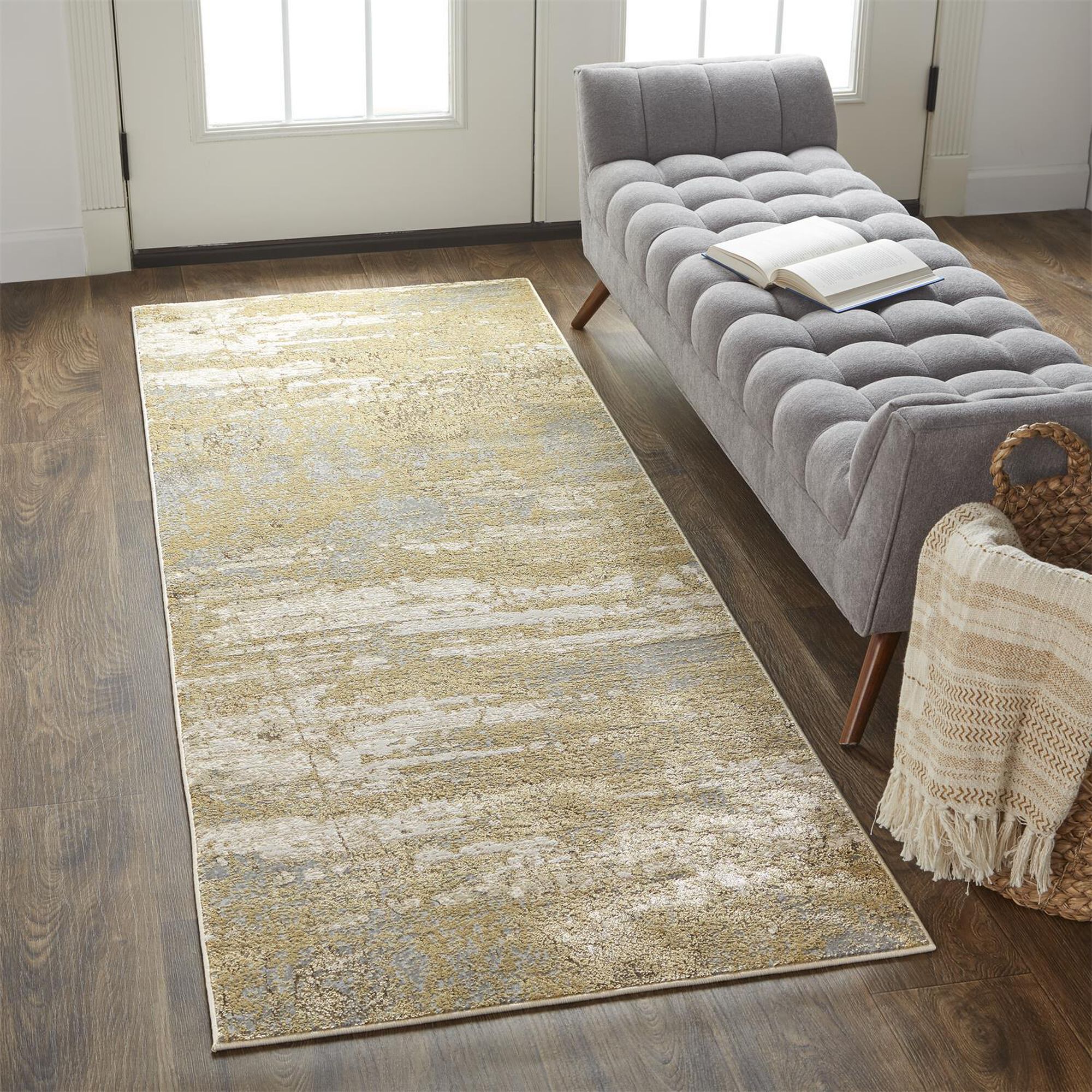 Aura Machine Woven Area Rug,