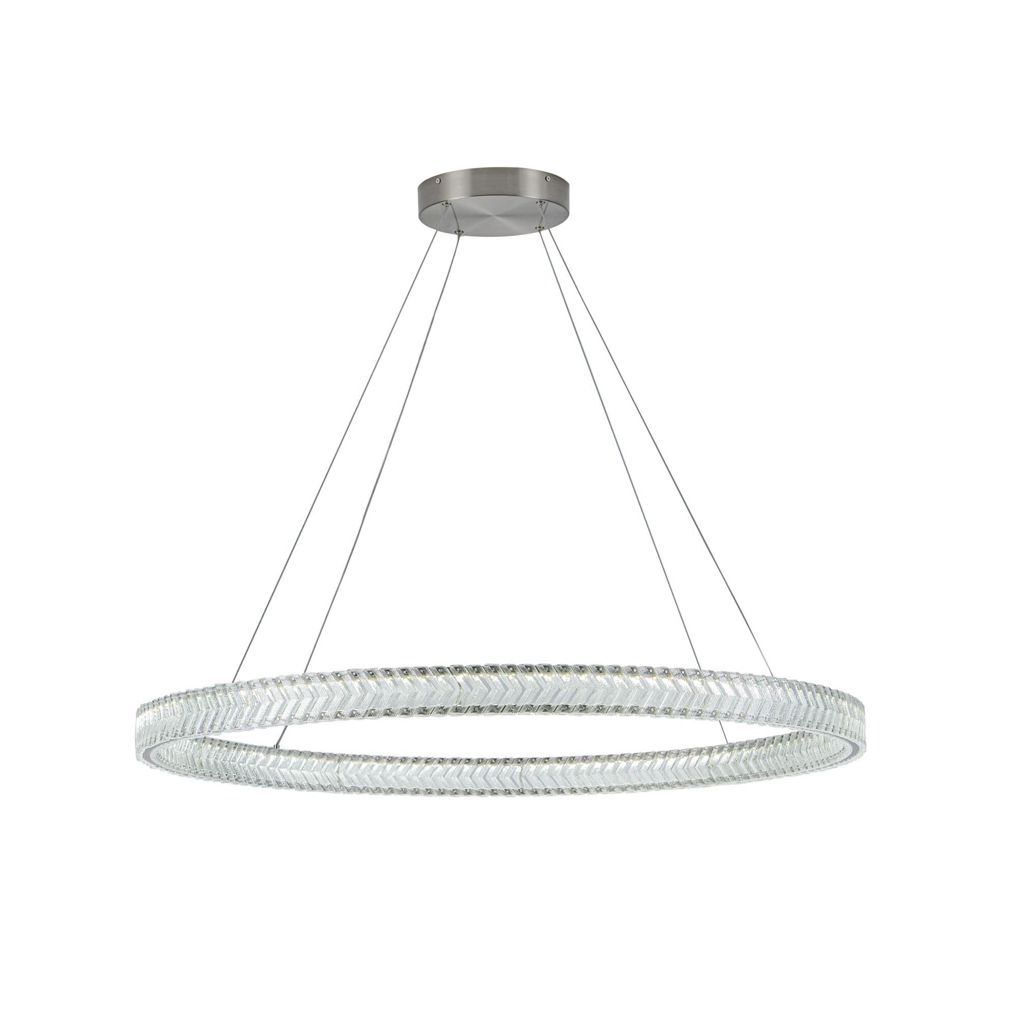Chevron 39 Inch Chandelier by Artcraft